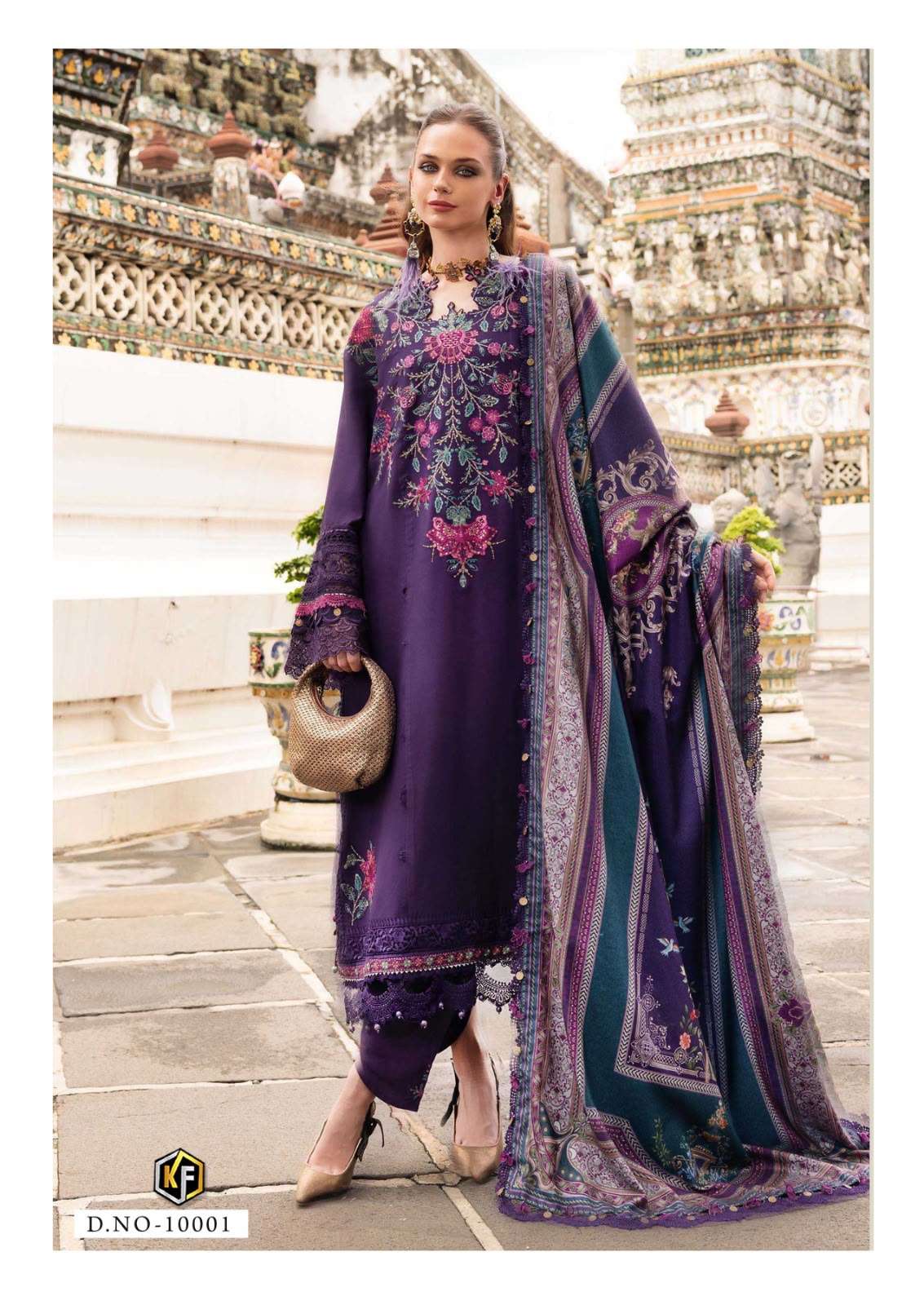 KEVAL FAB QURBAT NX VOL 10 COTTON DIGITAL PRINTS SALWAR SUIT