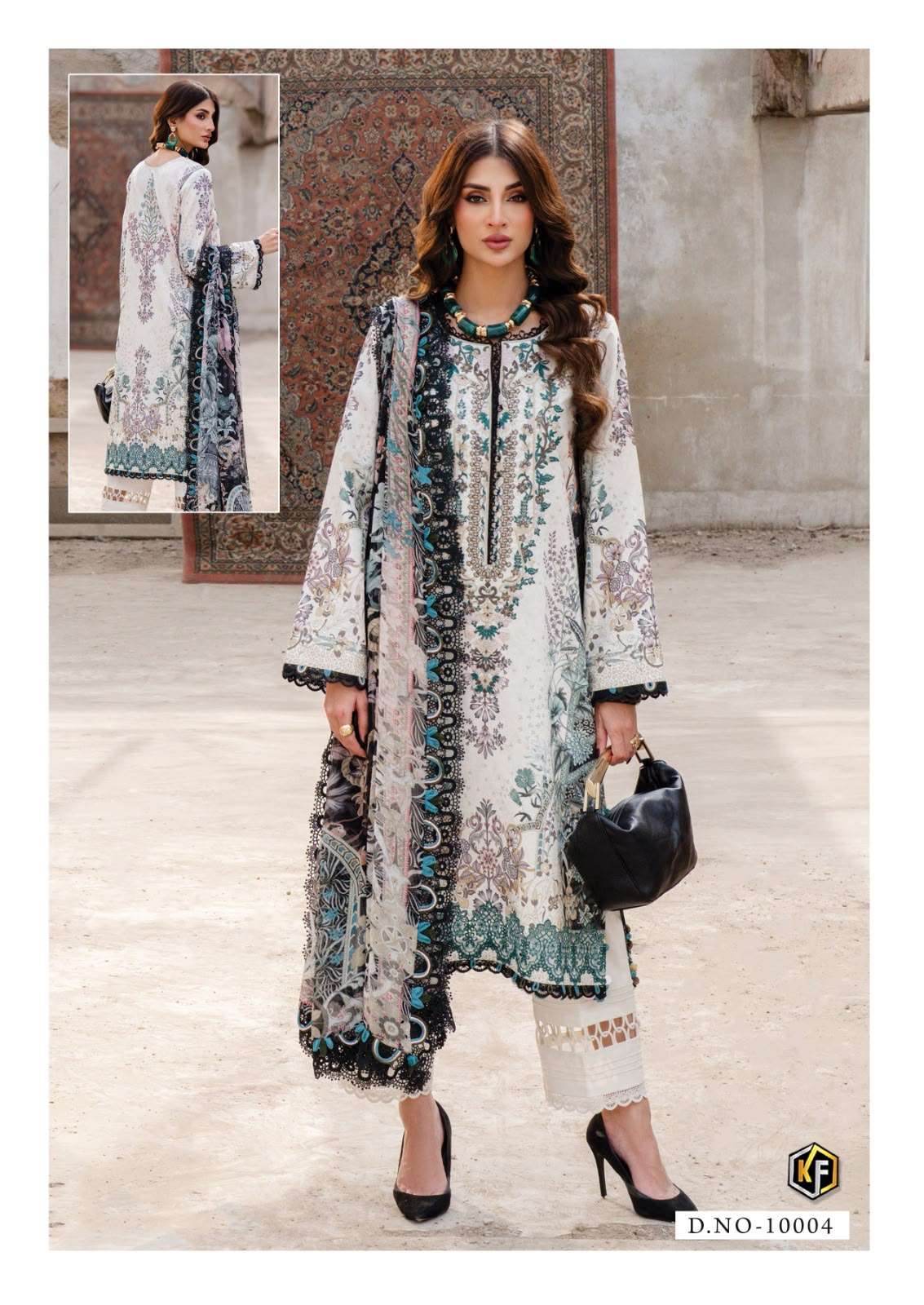 KEVAL FAB QURBAT NX VOL 10 COTTON DIGITAL PRINTS SALWAR SUIT