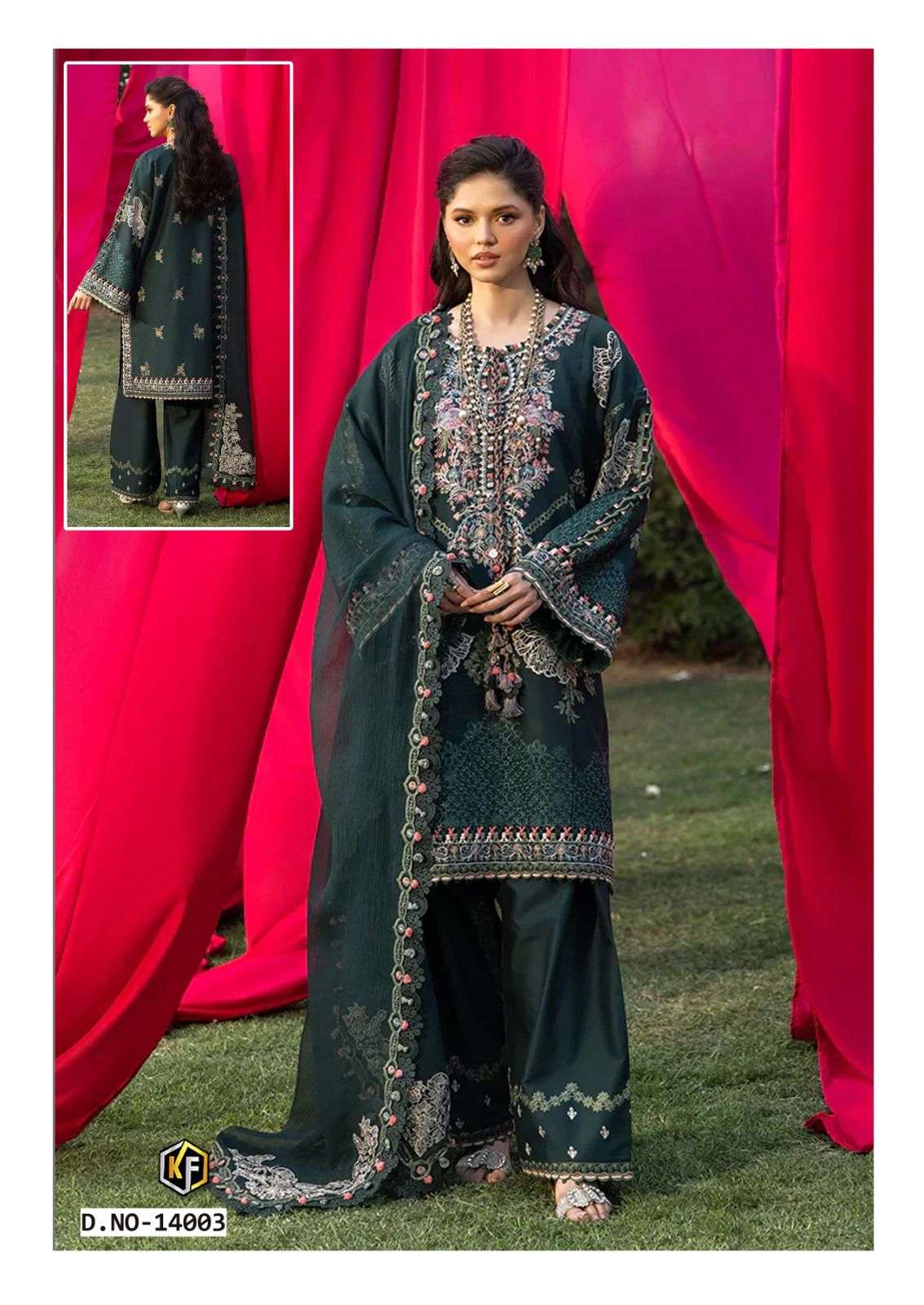 KEVAL FAB RANGREZ VOL 14 COTTON DIGITAL PRINTS SALWAR SUIT