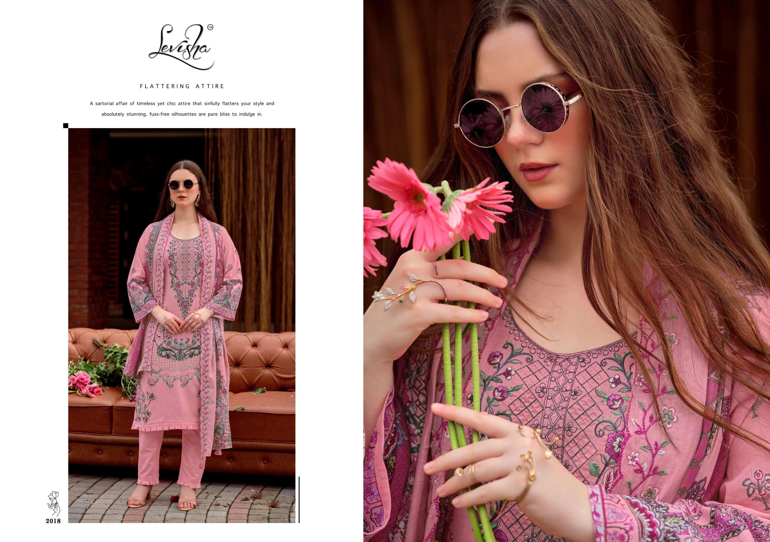 LEVISHA MASHAKALI VOL 2 LAWN COTTON PRINT WITH FANCY WORK SUIT