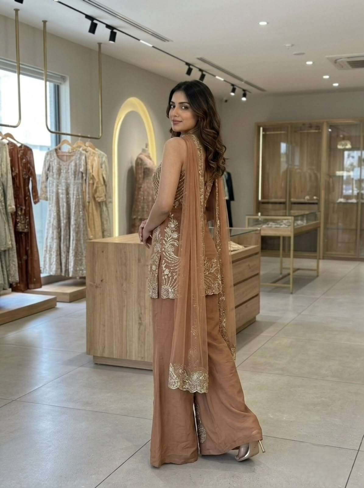 LG 2136 FESTIVAL SEASON WEAR BEAUTIFUL TOP PLAZZO AND DUPATTA 