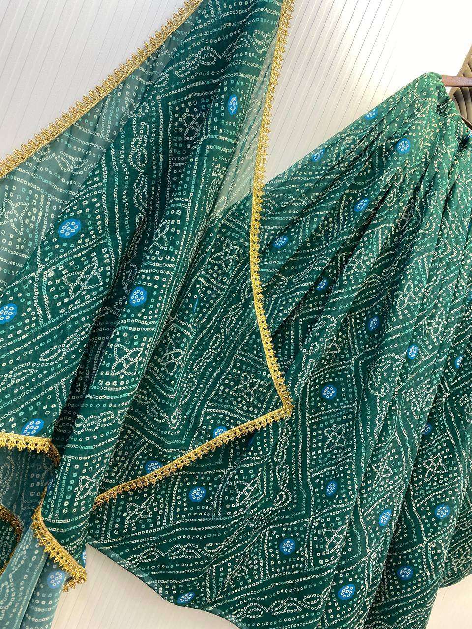 LG 637 PRINTED GEORGETTE  NAVARATRI SEASON WEAR LEHENGA CHOLI 