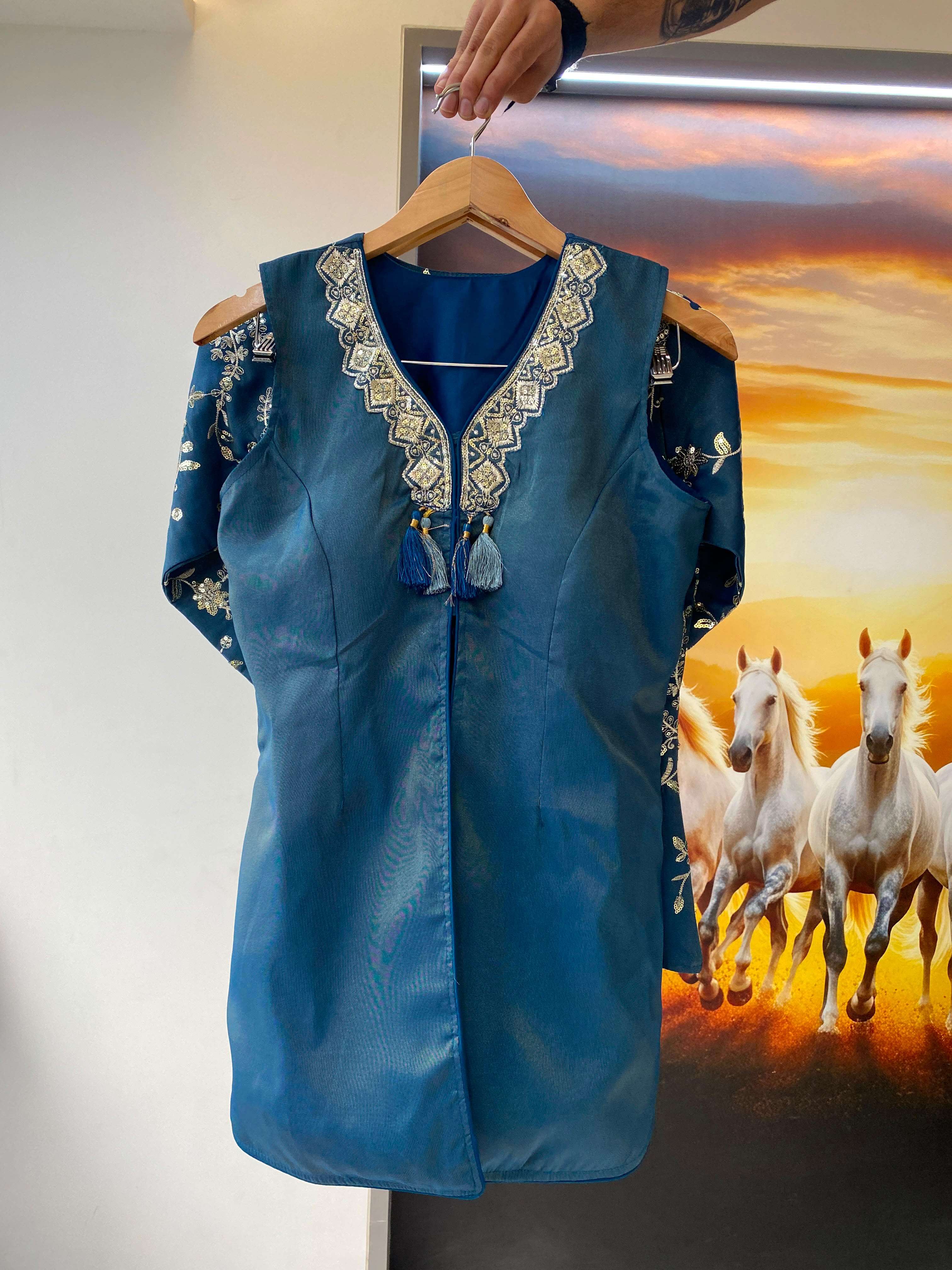 LM 22 HEAVY DESIGNER WORK FESTIVE WEAR CO-ORD SET