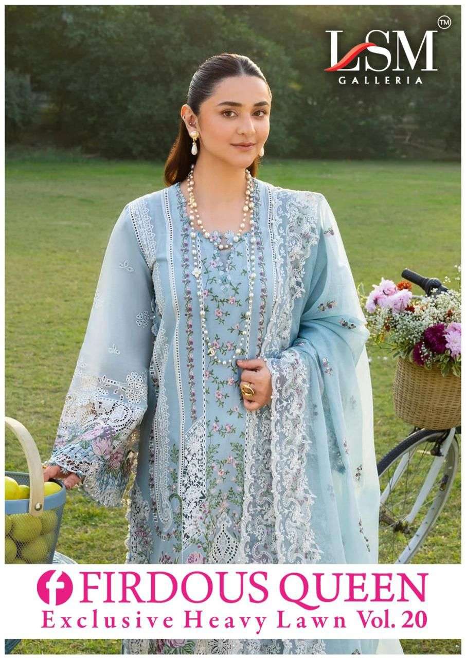 LSM GALLERIA FIRDOUS QUEEN LAWN VOL 20 READY MADE COLLECTION 