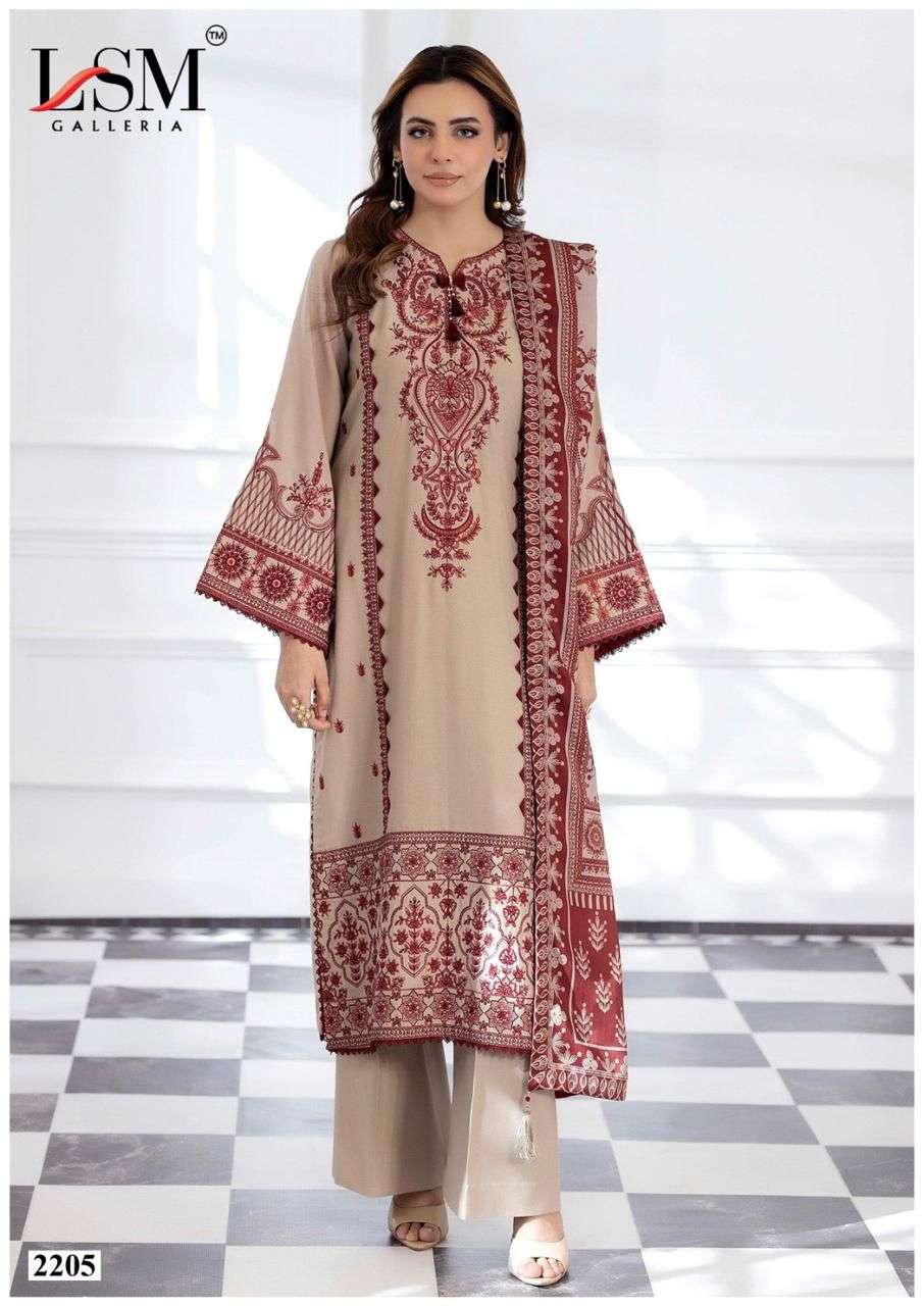 LSM GALLERIA PARIAN DREAM HEAVY LUXURY LAWN READY MADE COLLECTION VOL 22 