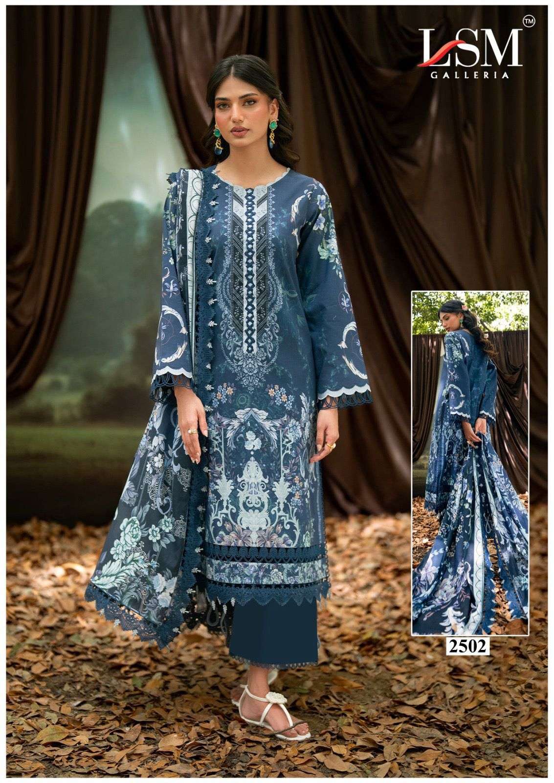 LSM GALLERIA PARIAN DREAM HEAVY LUXURY LAWN READY MADE COLLECTION VOL 25
