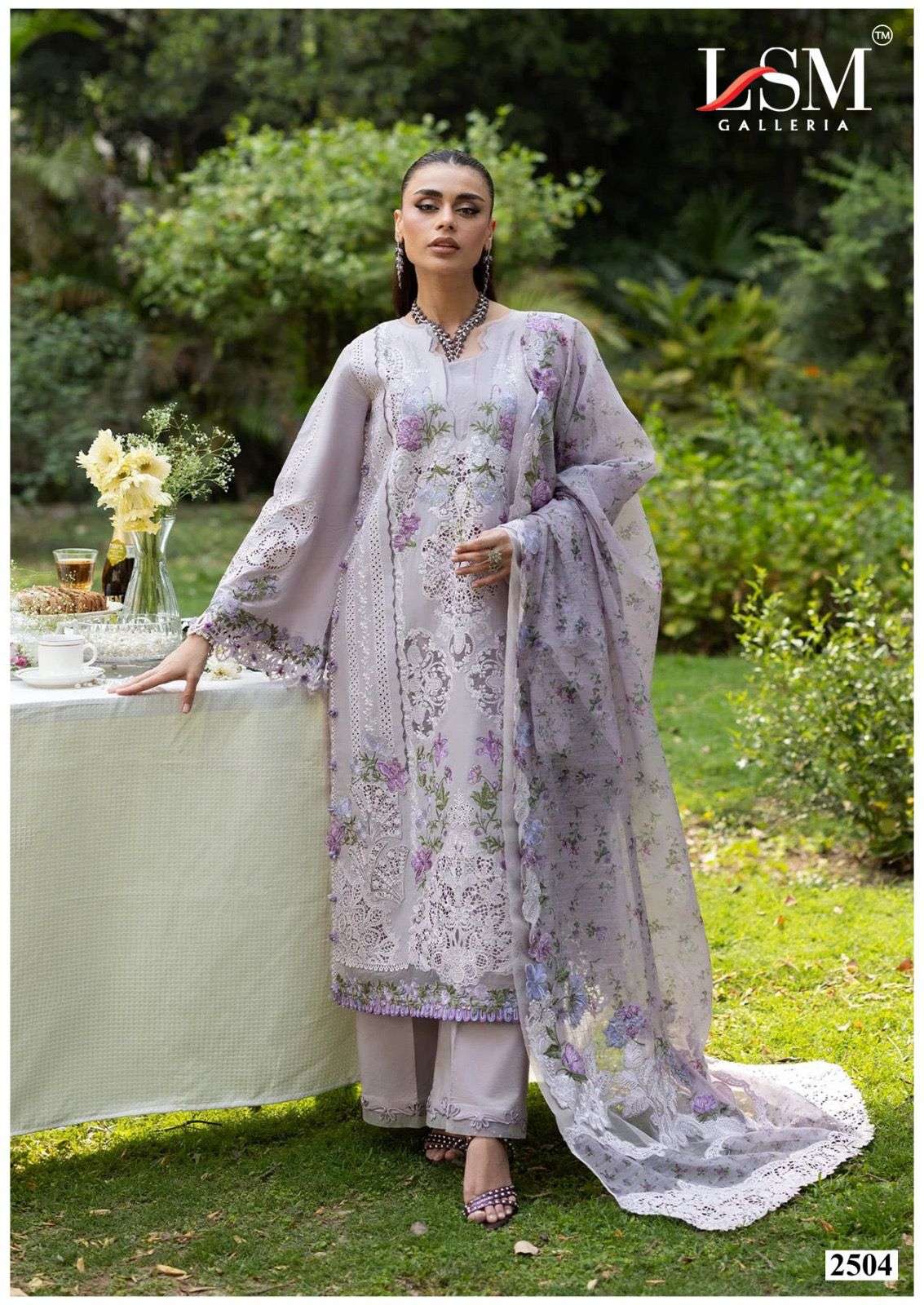 LSM GALLERIA PARIAN DREAM HEAVY LUXURY LAWN READY MADE COLLECTION VOL 25