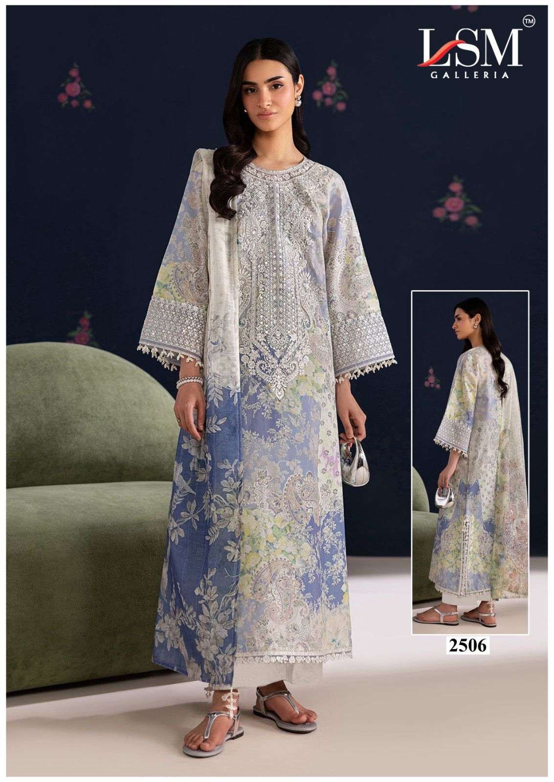 LSM GALLERIA PARIAN DREAM HEAVY LUXURY LAWN READY MADE COLLECTION VOL 25