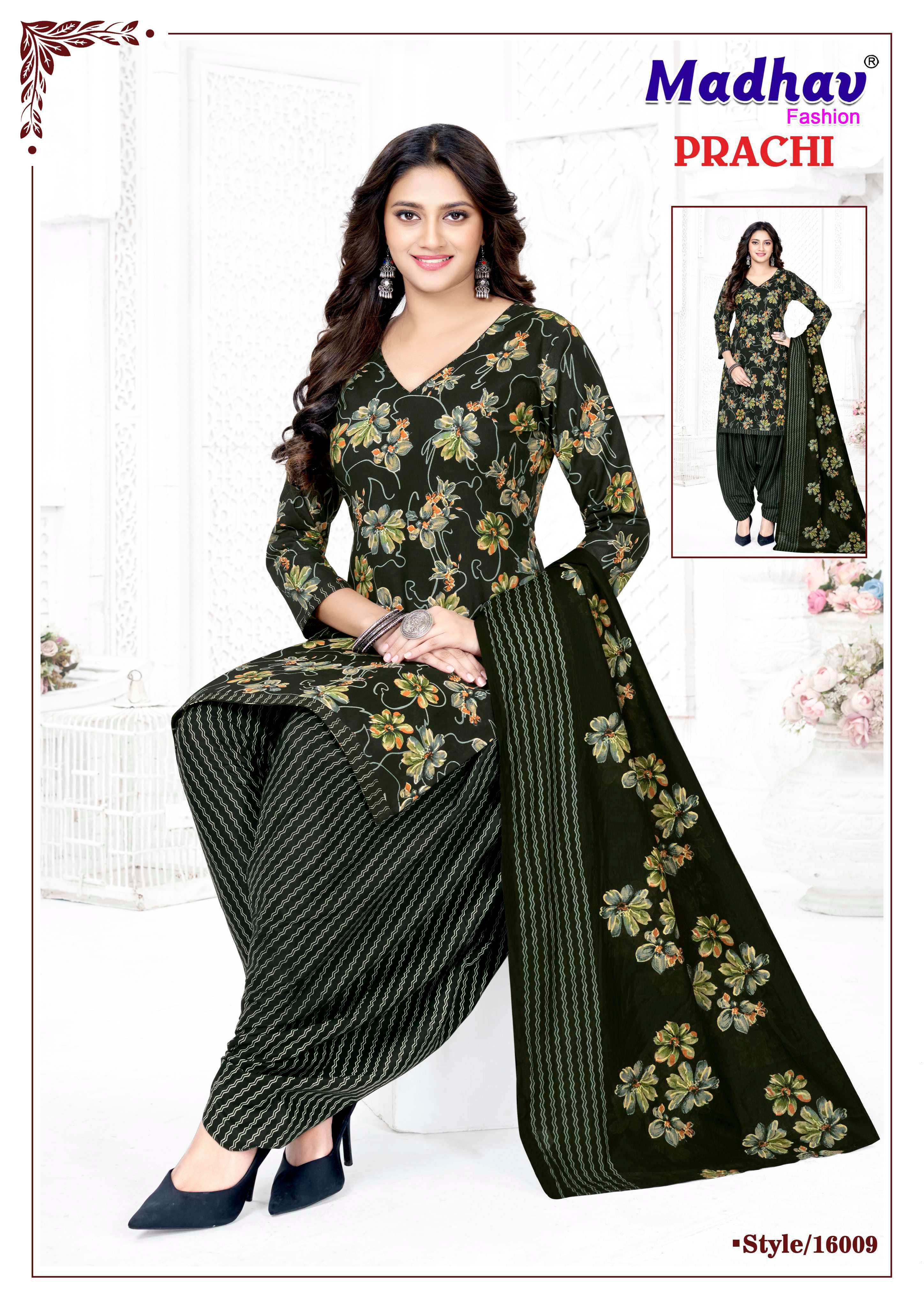 MADHAV FASHION PRACHI VOL 16 COTTON PRINTED PATIYALA SALWAR SUIT