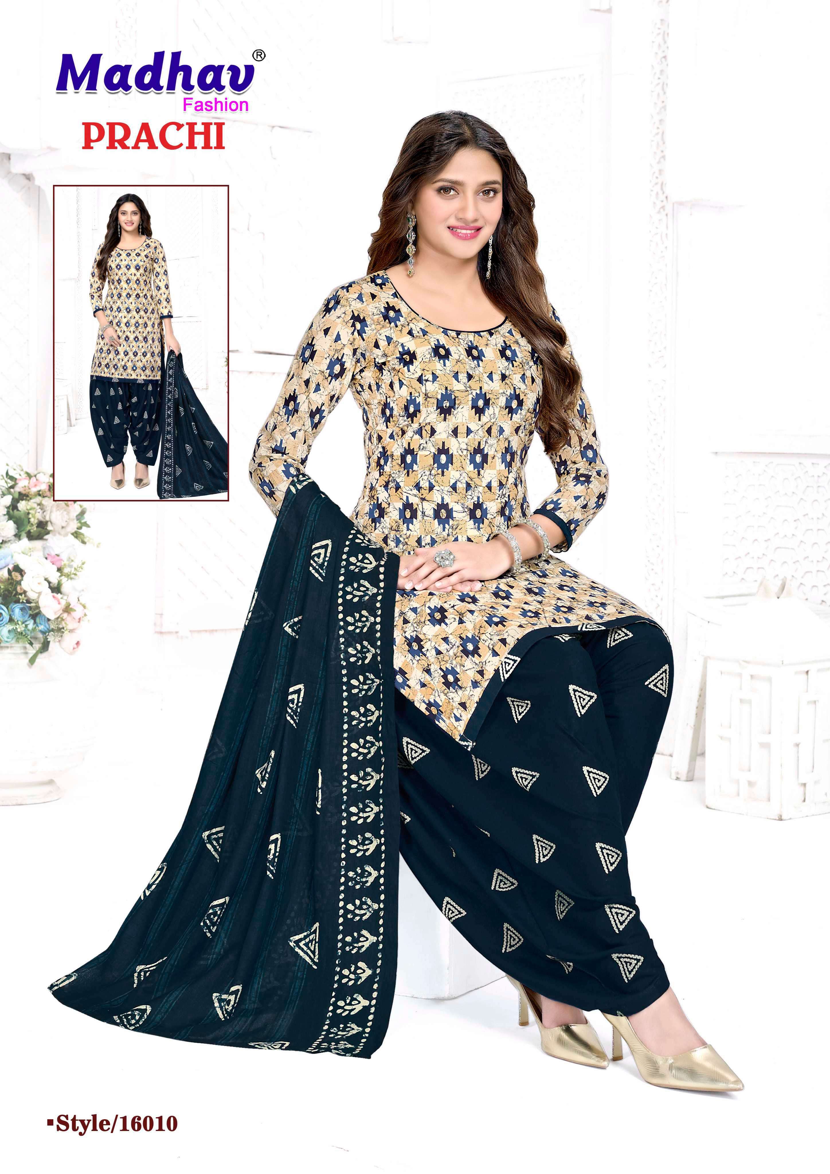 MADHAV FASHION PRACHI VOL 16 COTTON PRINTED PATIYALA SALWAR SUIT