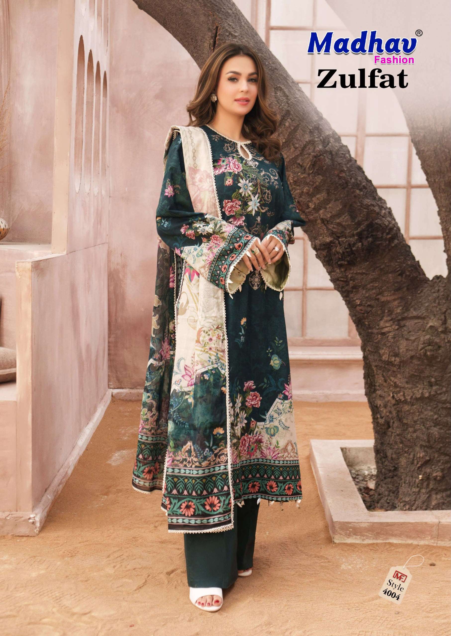 MADHAV FASHION ZULFAT VOL 4 LAWN COTTON DIGITAL PRINTS SALWAR SUIT