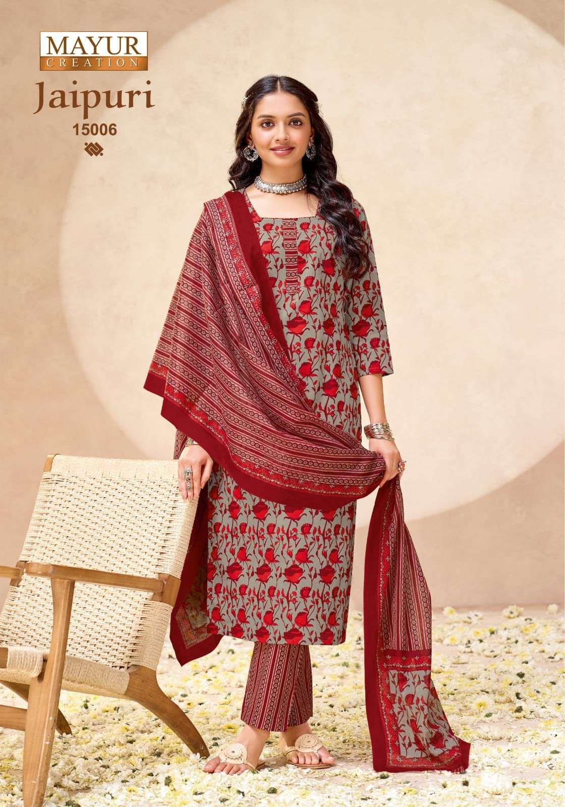 MAYUR CREATION JAIPURI VO 15 READY MADE COLLECTION 