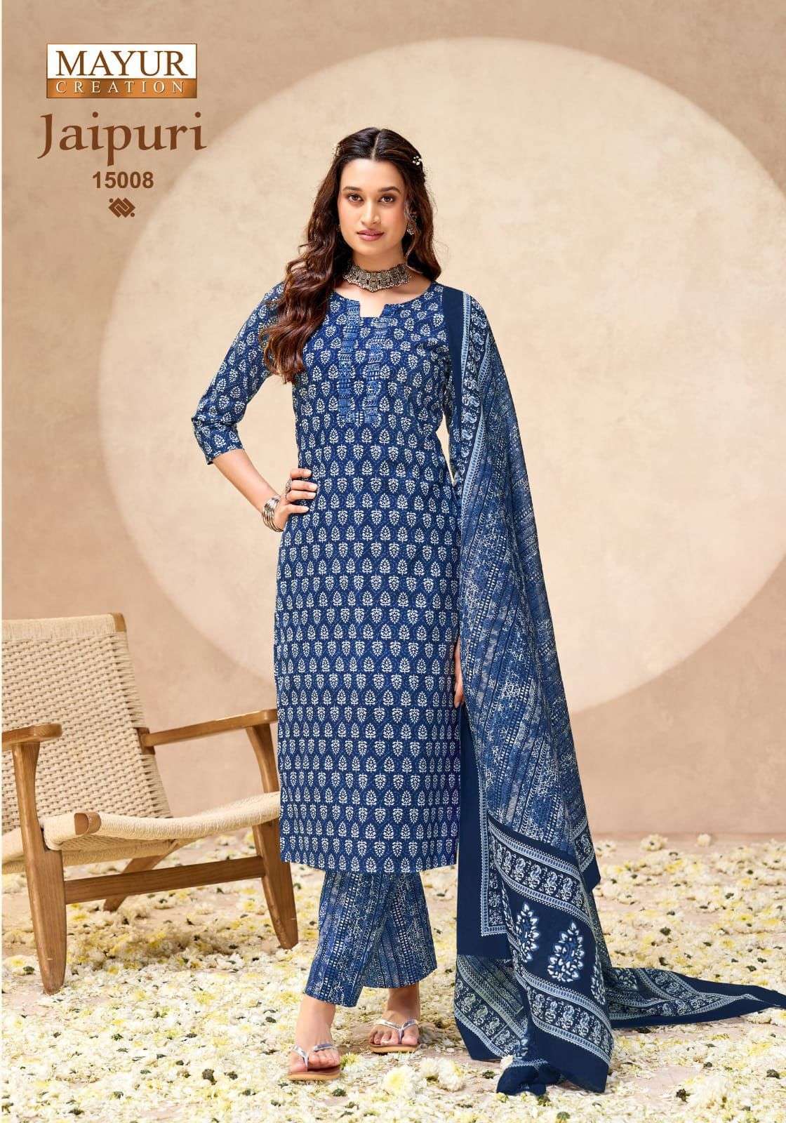 MAYUR CREATION JAIPURI VO 15 READY MADE COLLECTION 
