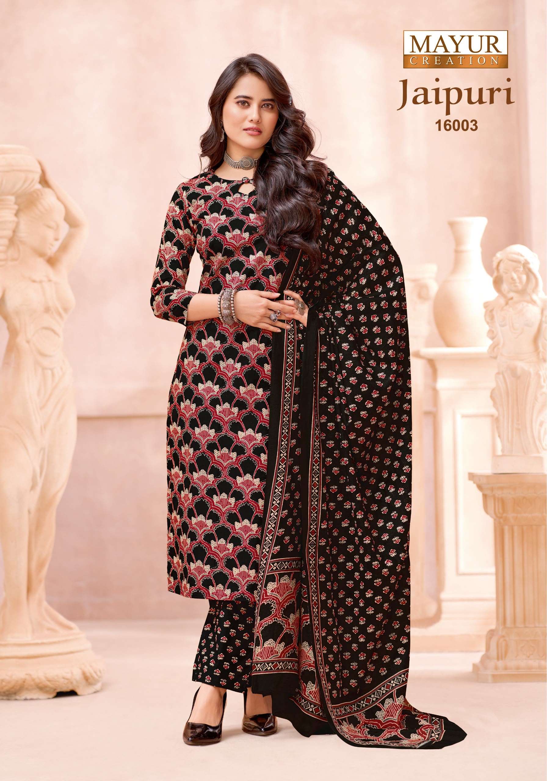 MAYUR CREATION JAIPURI VOL 16COTTON PRINTED LADIES SALWAR SUIT