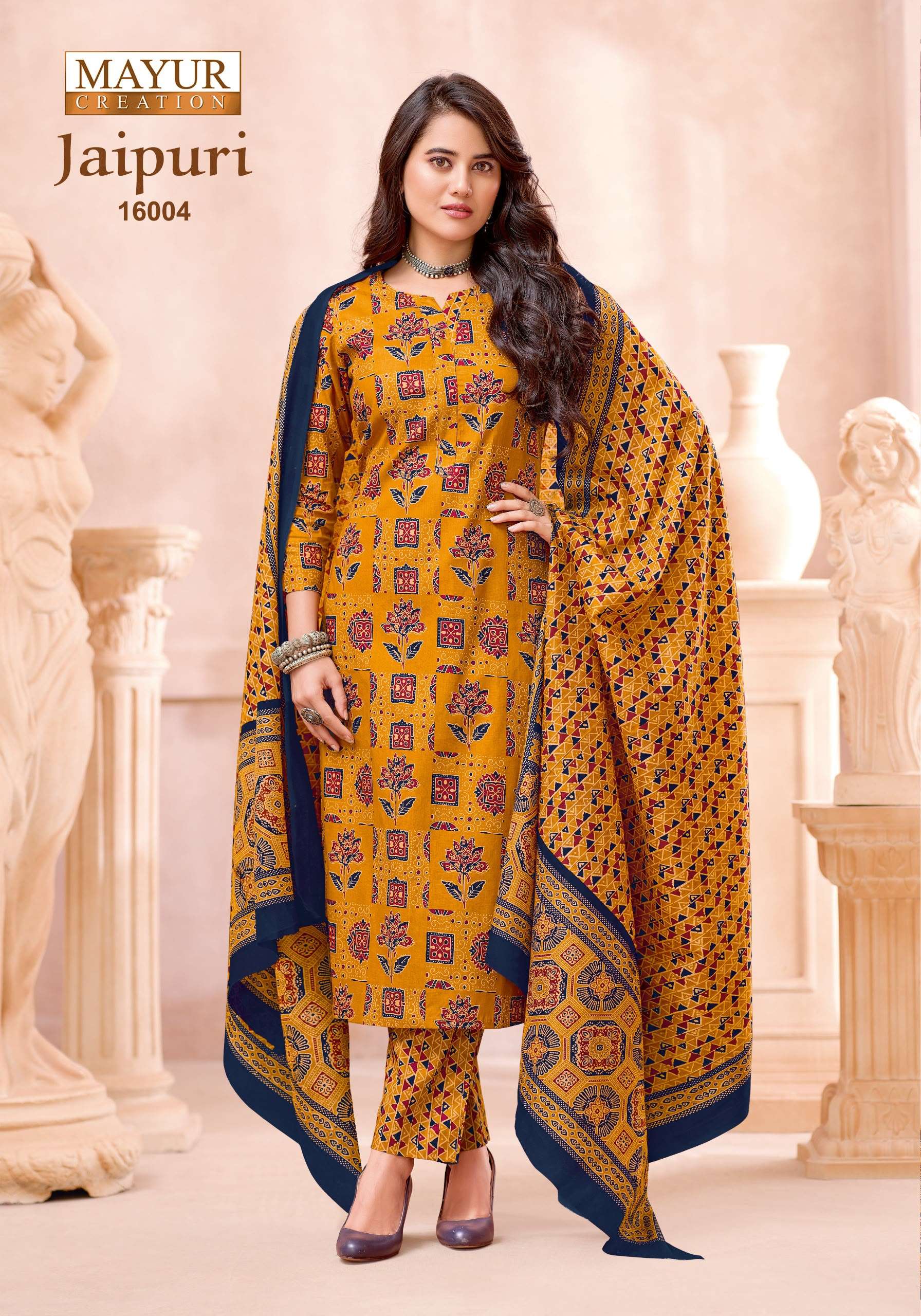 MAYUR CREATION JAIPURI VOL 16COTTON PRINTED LADIES SALWAR SUIT