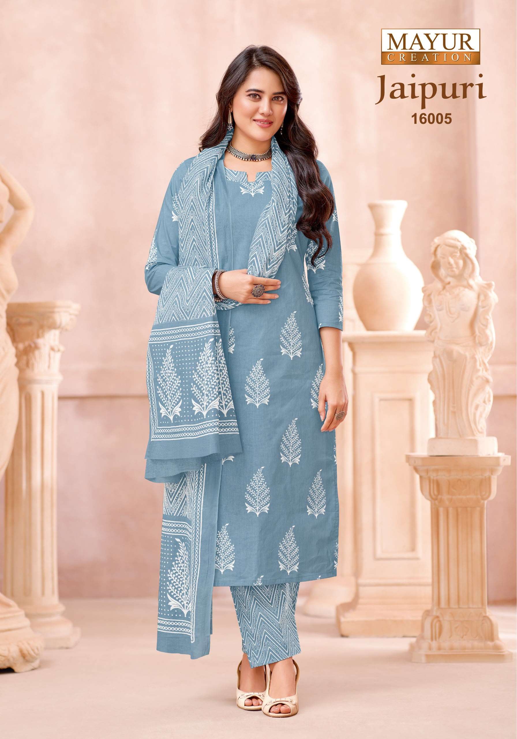 MAYUR CREATION JAIPURI VOL 16COTTON PRINTED LADIES SALWAR SUIT