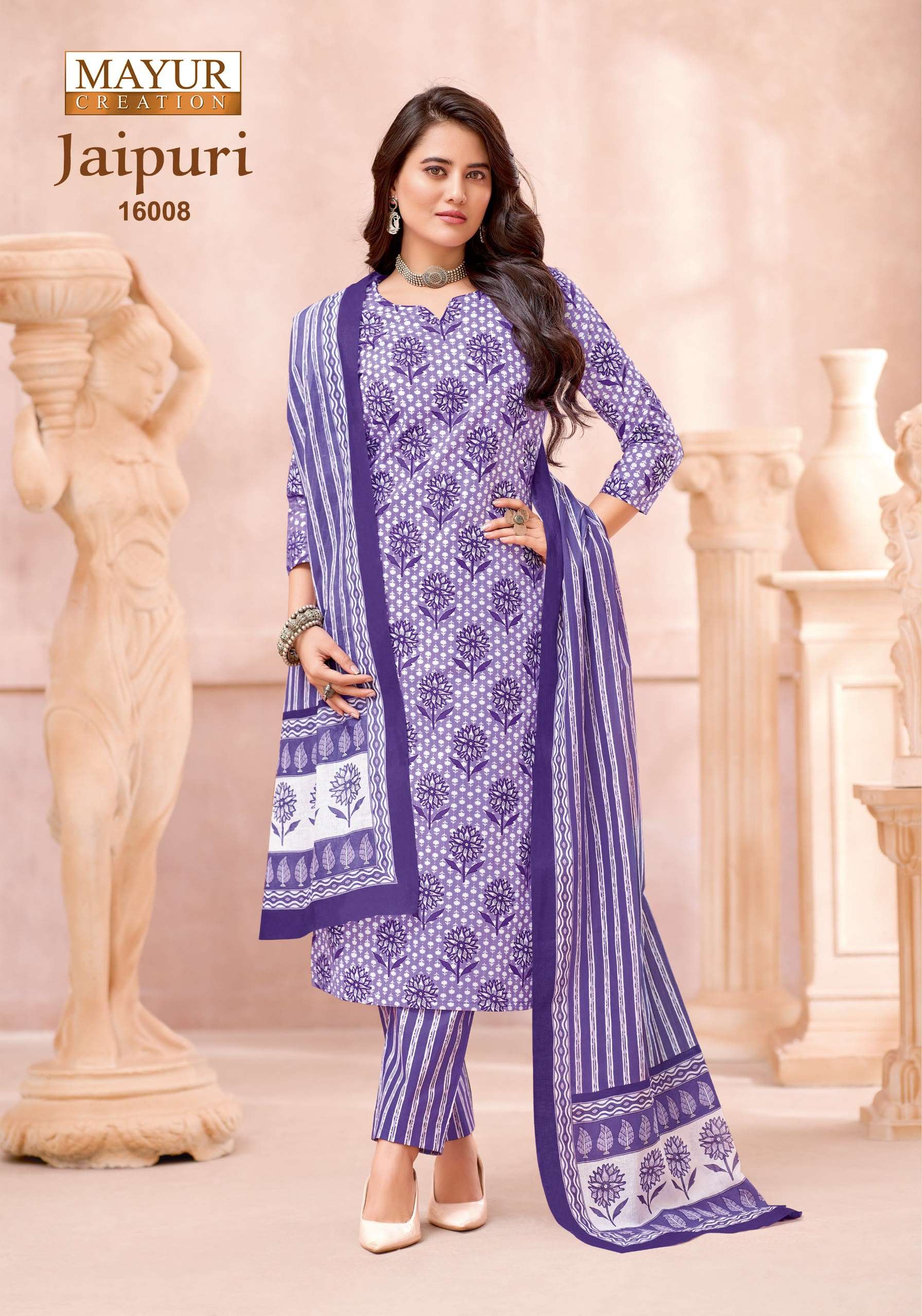 MAYUR CREATION JAIPURI VOL 16COTTON PRINTED LADIES SALWAR SUIT