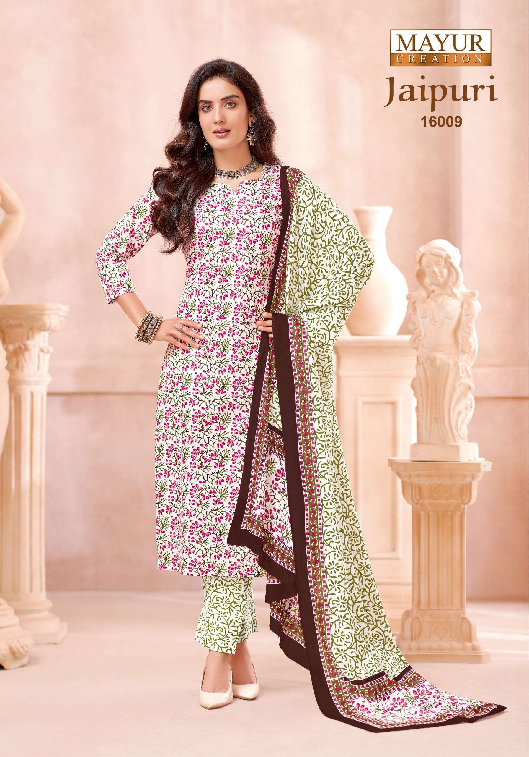 MAYUR CREATION JAIPURI VOL 16COTTON PRINTED LADIES SALWAR SUIT