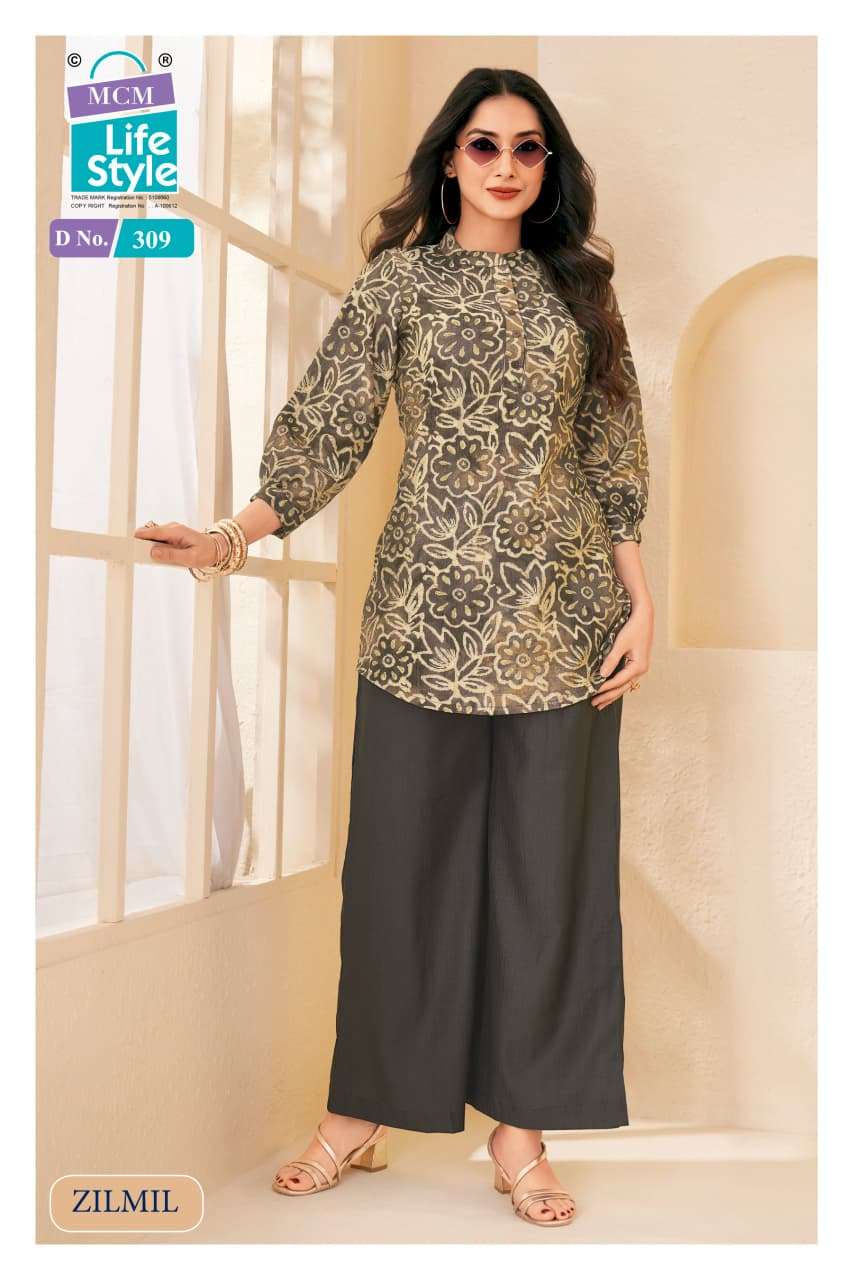 MCM LIFESTYLE RIMJIM COTTON PRINT FANCY WEAR LADIES TOPS 