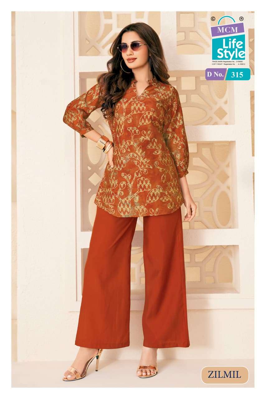 MCM LIFESTYLE RIMJIM COTTON PRINT FANCY WEAR LADIES TOPS 