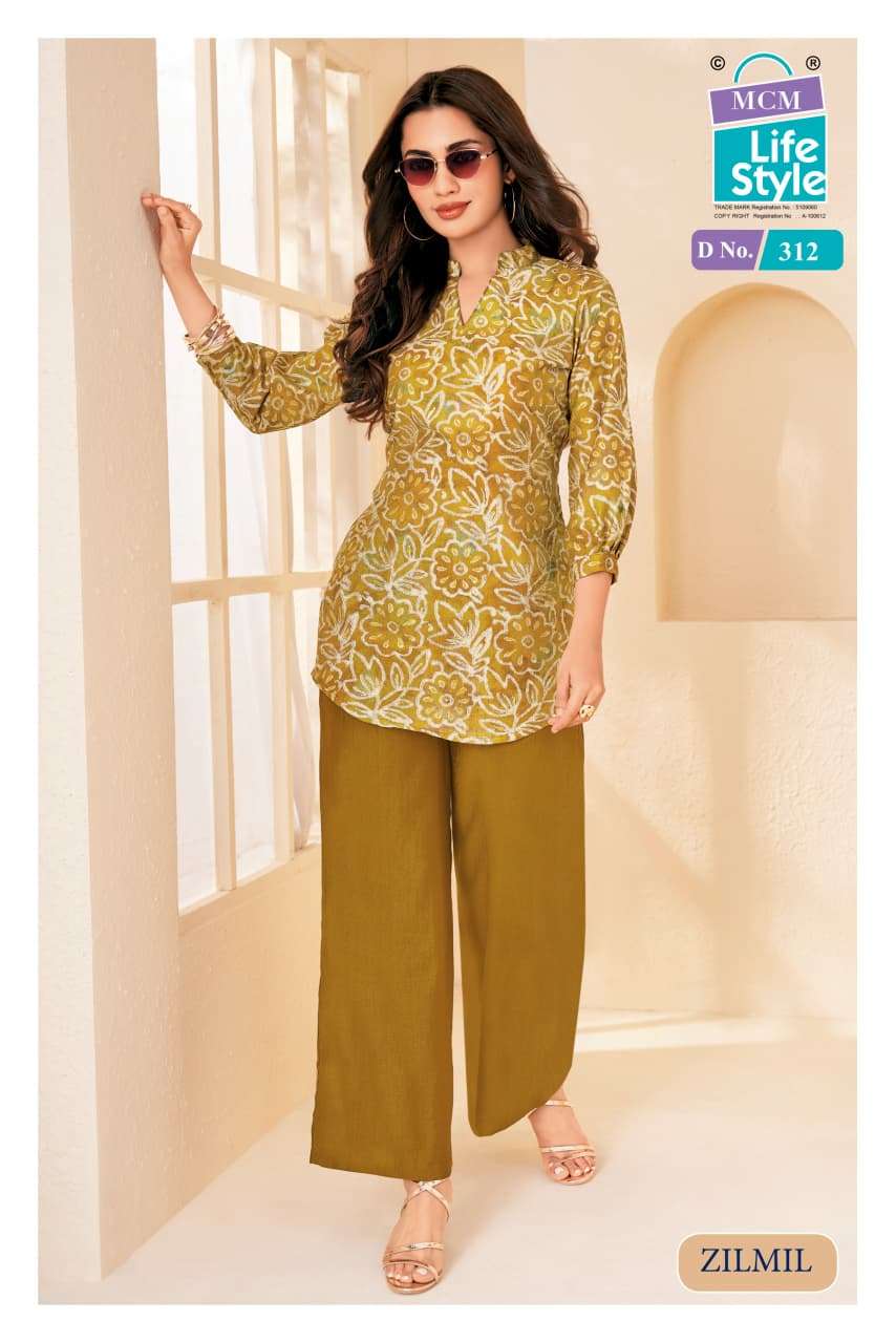MCM LIFESTYLE RIMJIM COTTON PRINT FANCY WEAR LADIES TOPS 