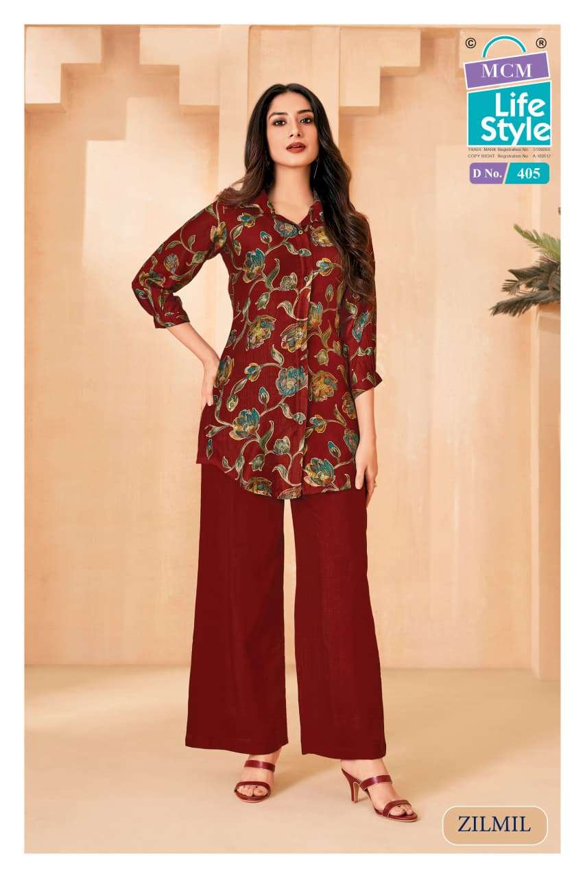 MCM LIFESTYLE RIMJIM COTTON PRINT FANCY WEAR LADIES TOPS 