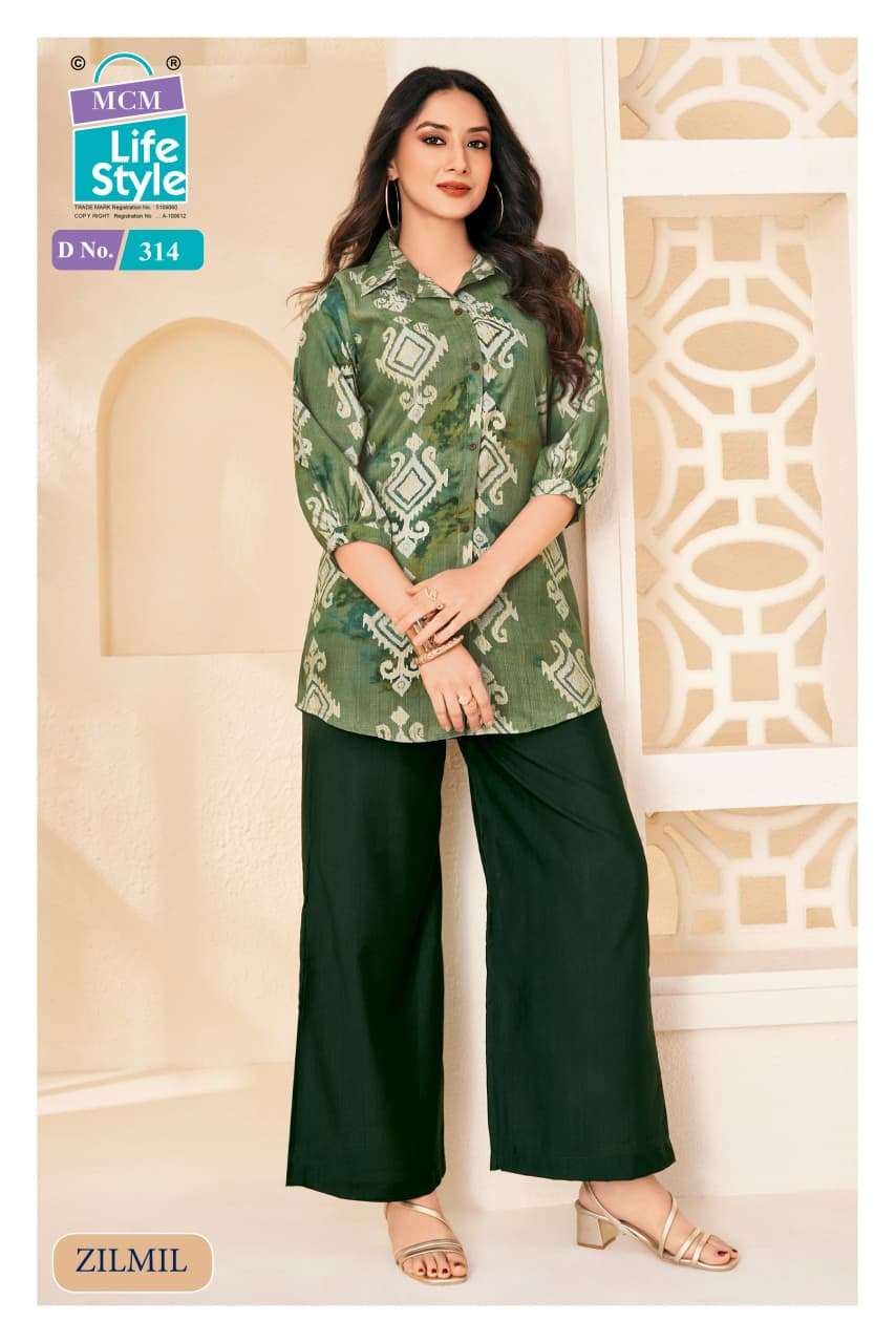 MCM LIFESTYLE RIMJIM COTTON PRINT FANCY WEAR LADIES TOPS 