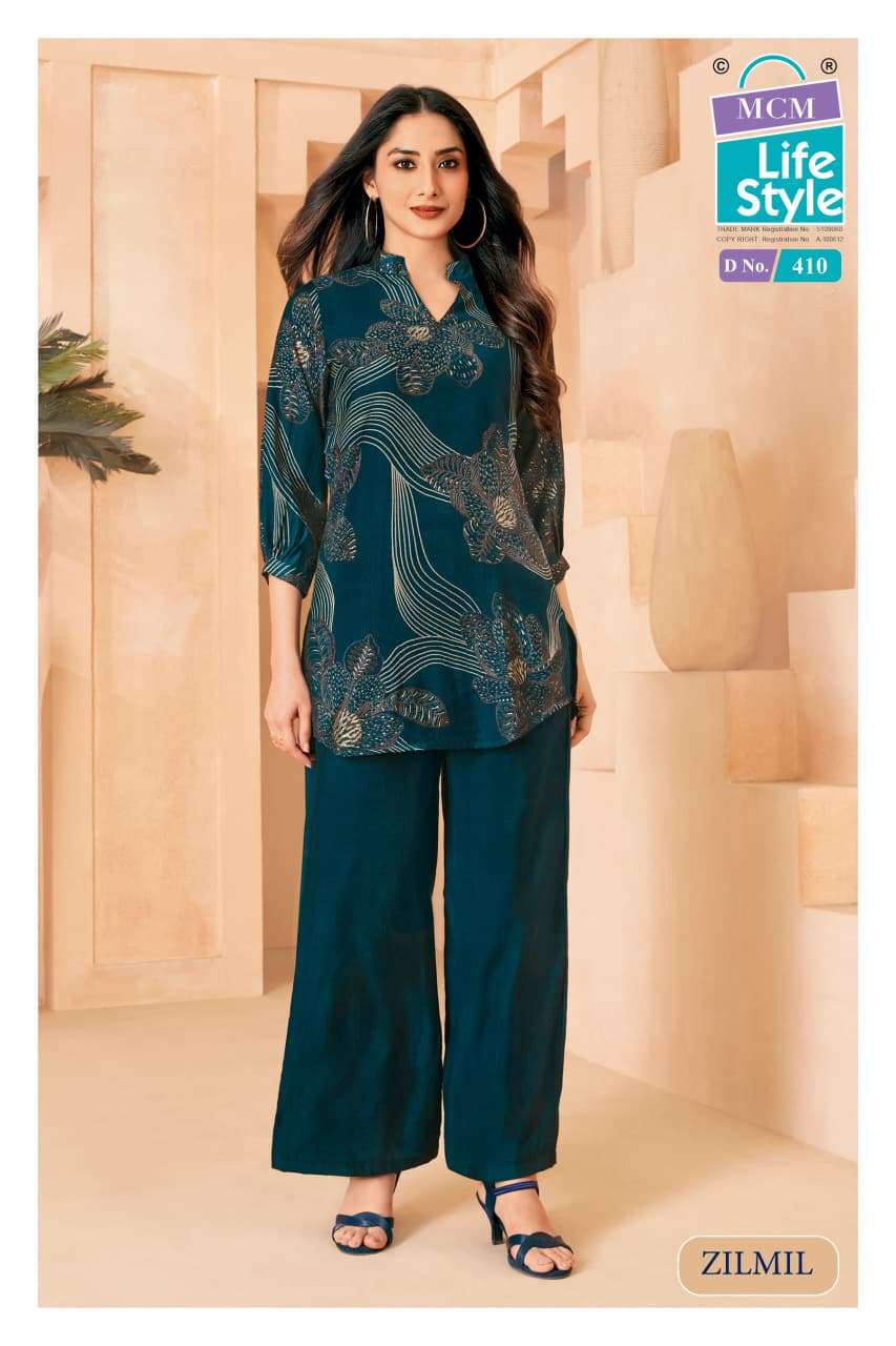 MCM LIFESTYLE RIMJIM COTTON PRINT FANCY WEAR LADIES TOPS 