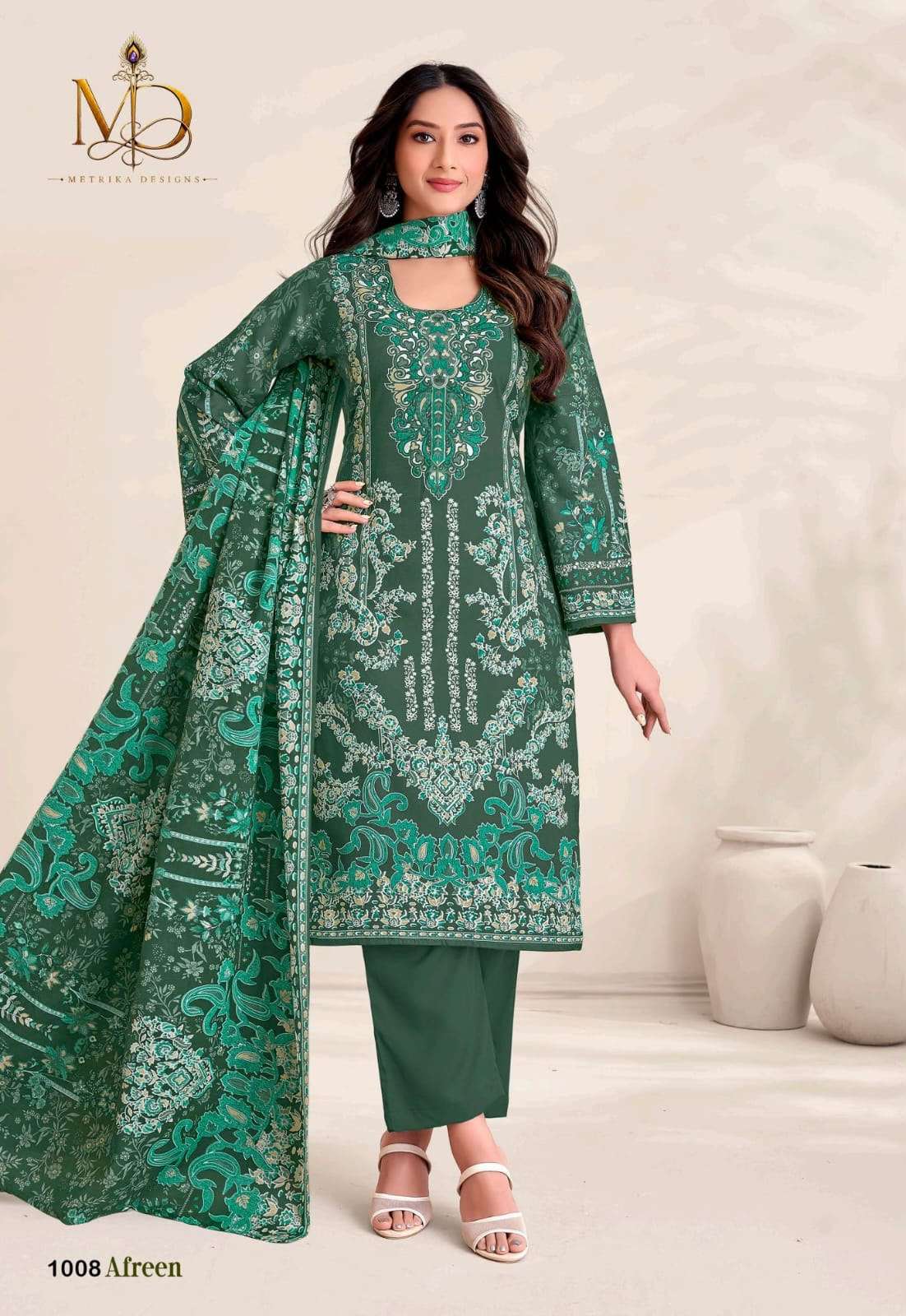 METRIKA DESIGNS AFREEN VOL 1 COTTON DIGITAL STYLE PRINT SALWAR SUIT
