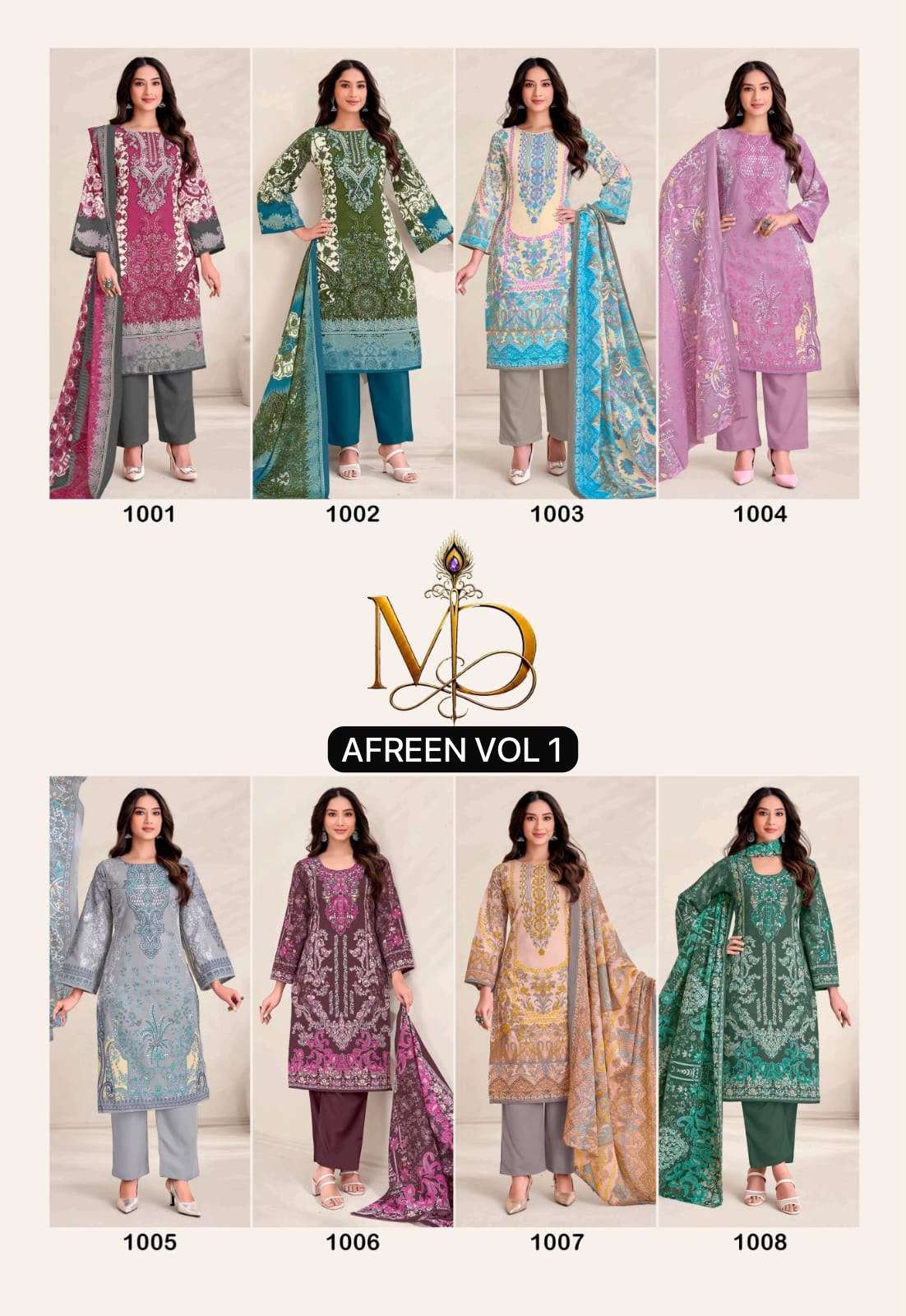 METRIKA DESIGNS AFREEN VOL 1 COTTON DIGITAL STYLE PRINT SALWAR SUIT