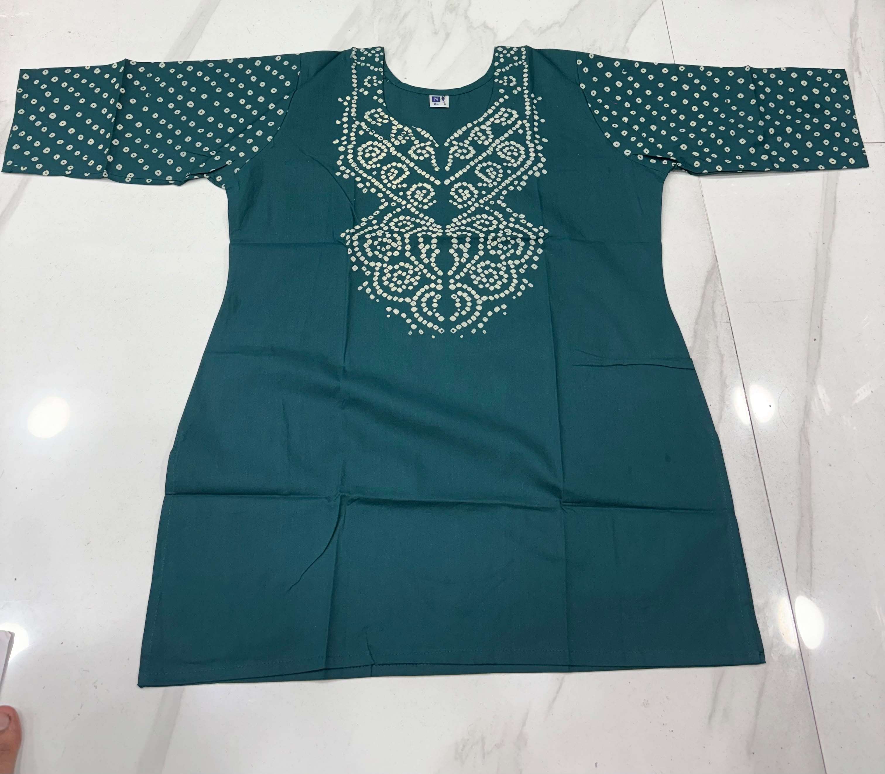 MF SHORT TOP COLLECTION COTTON FANCY PRINTED LADIES SHORT KURTI