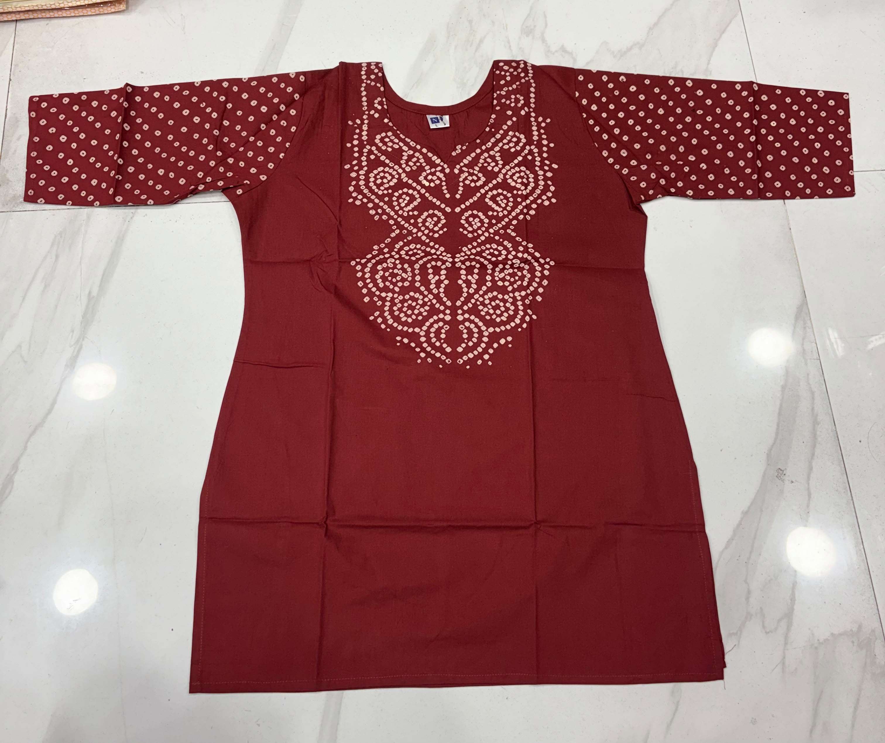 MF SHORT TOP COLLECTION COTTON FANCY PRINTED LADIES SHORT KURTI