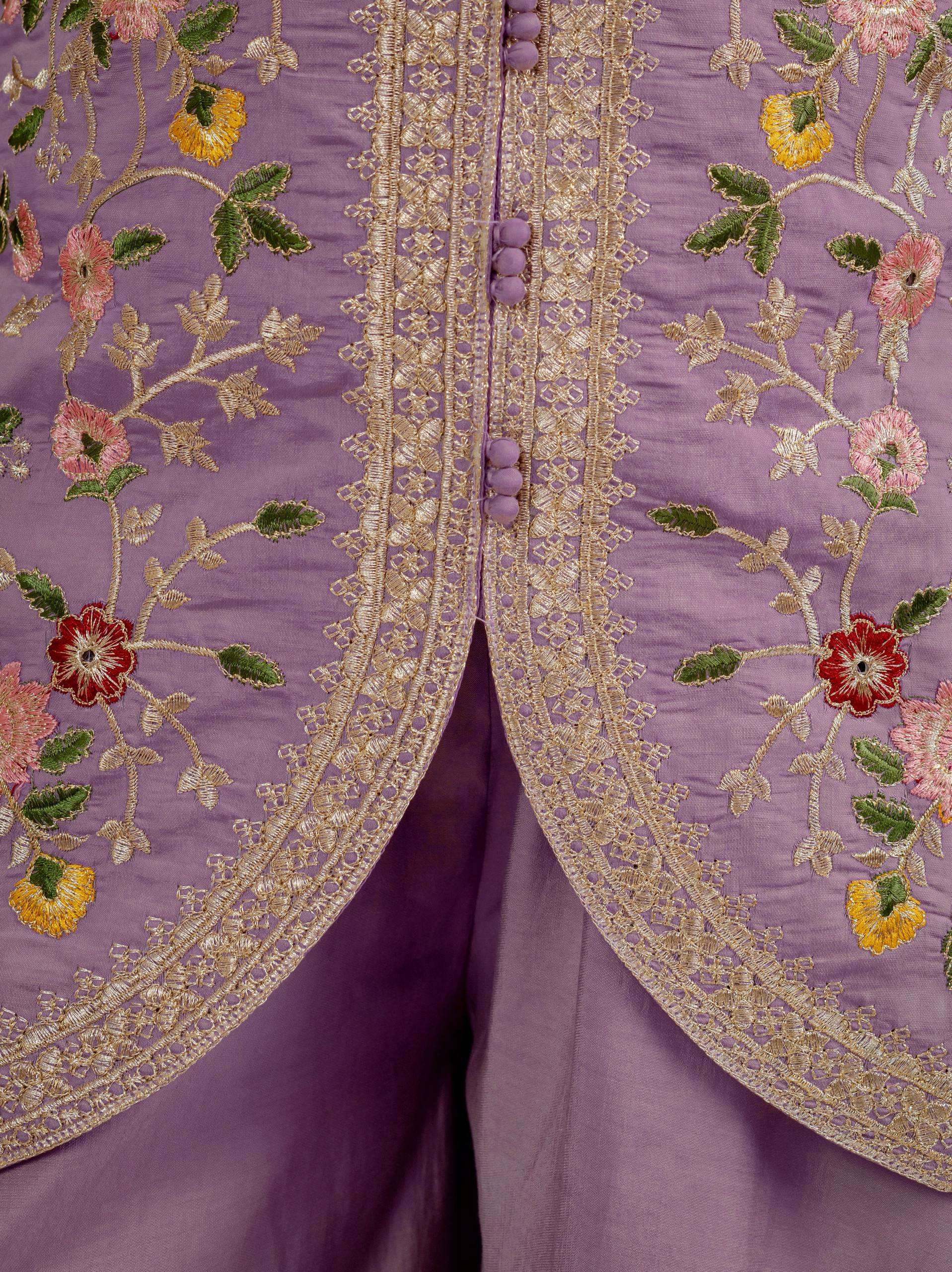 ND 5071 SILK BEAUTIFUL DESIGNER LOOK PARTY WEAR LADIES SUIT