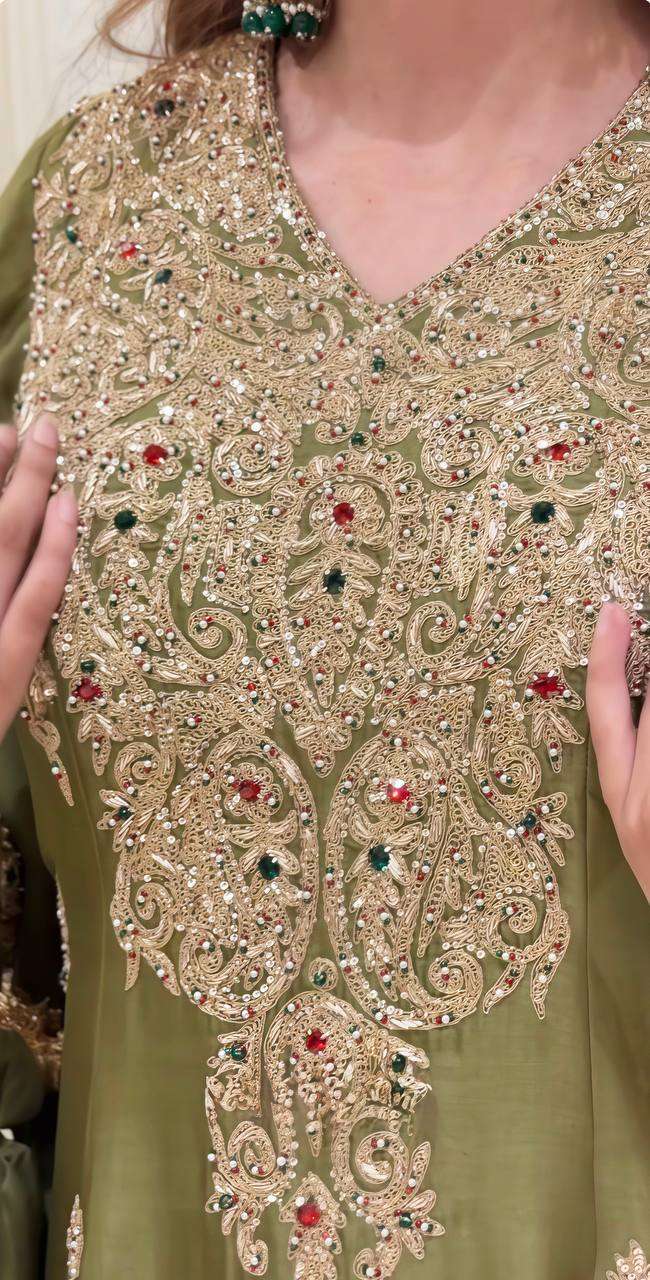 NSR 906 ROMAN SILK WITH HEAVY EMBROIDERY DESIGNER WORK WEDDING FUNCTION WEAR SUIT