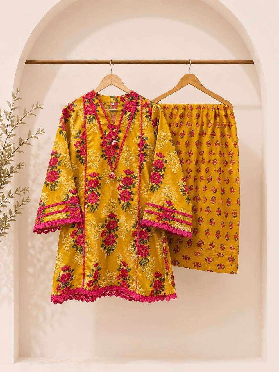 NSR 909 FANCY PREETY LOOK DESIGNER LADIES TOP WITH BOTTOM PAIR 
