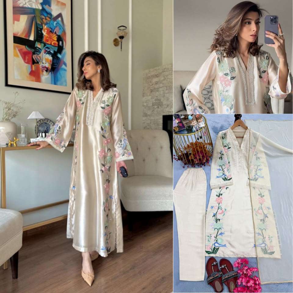 PD 1164 SILK BEAUTIFUL DESIGNER LOOK PARTY WEAR SUIT