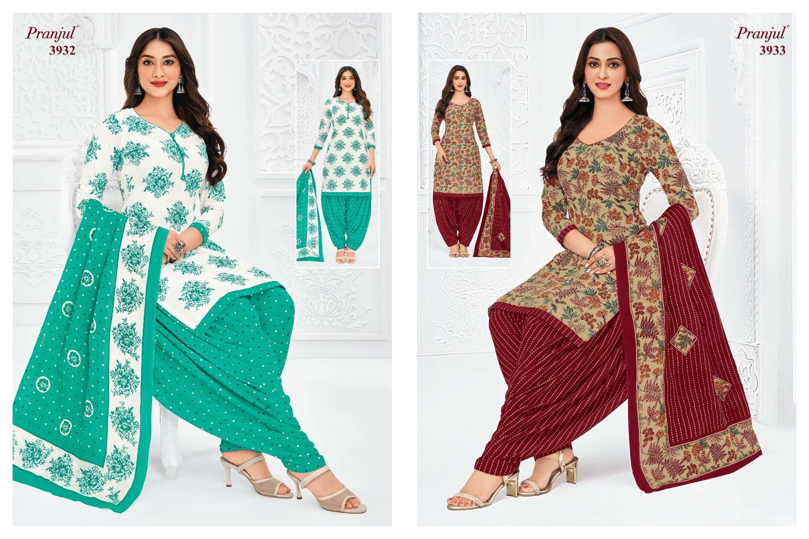 PRANJUL FASHION PRIYANSHI VOL 39 COTTON PRINTED PATIYALA SALWAR SUIT