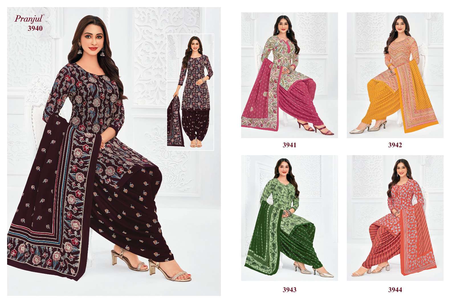 PRANJUL FASHION PRIYANSHI VOL 39 COTTON PRINTED PATIYALA SALWAR SUIT