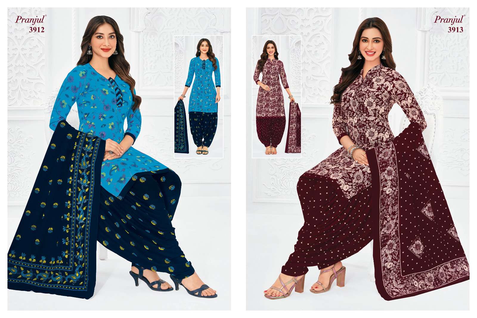 PRANJUL FASHION PRIYANSHI VOL 39 COTTON PRINTED PATIYALA SALWAR SUIT