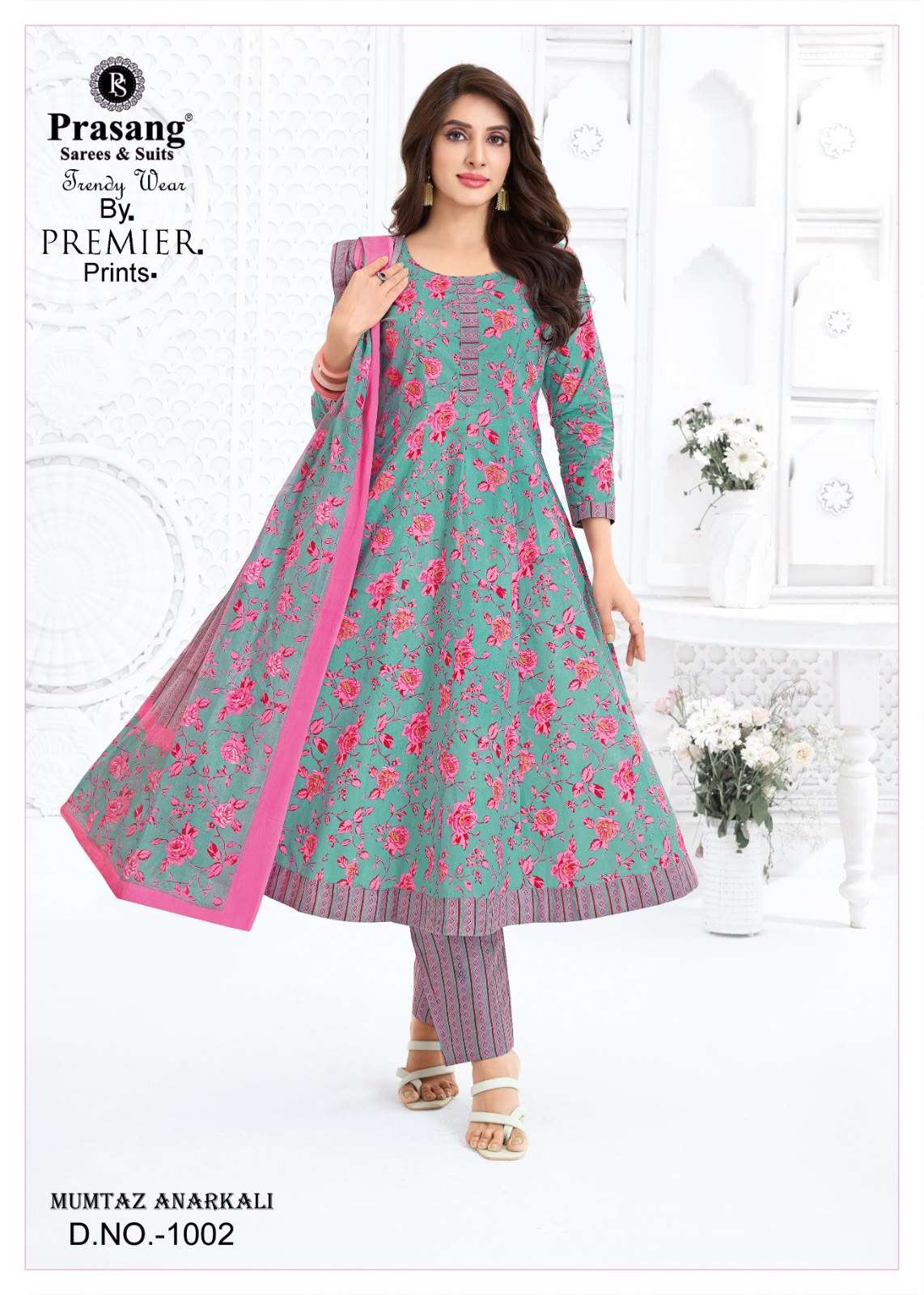 PRASANG SAREES AND SUITS MUMTAZ ANARKALI VOL 1 COTTON PRINTED READY MADE LADIES SUIT