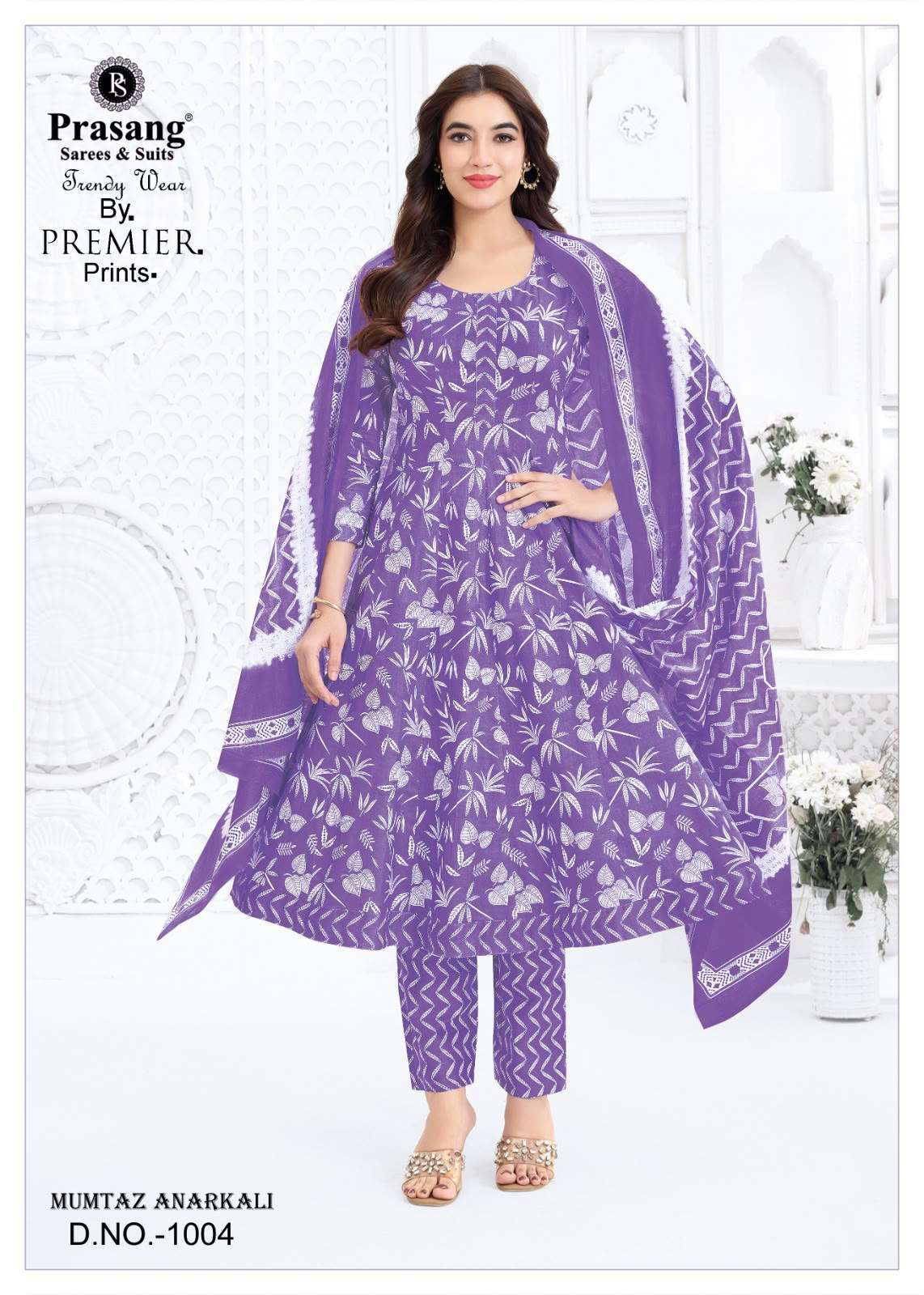 PRASANG SAREES AND SUITS MUMTAZ ANARKALI VOL 1 COTTON PRINTED READY MADE LADIES SUIT