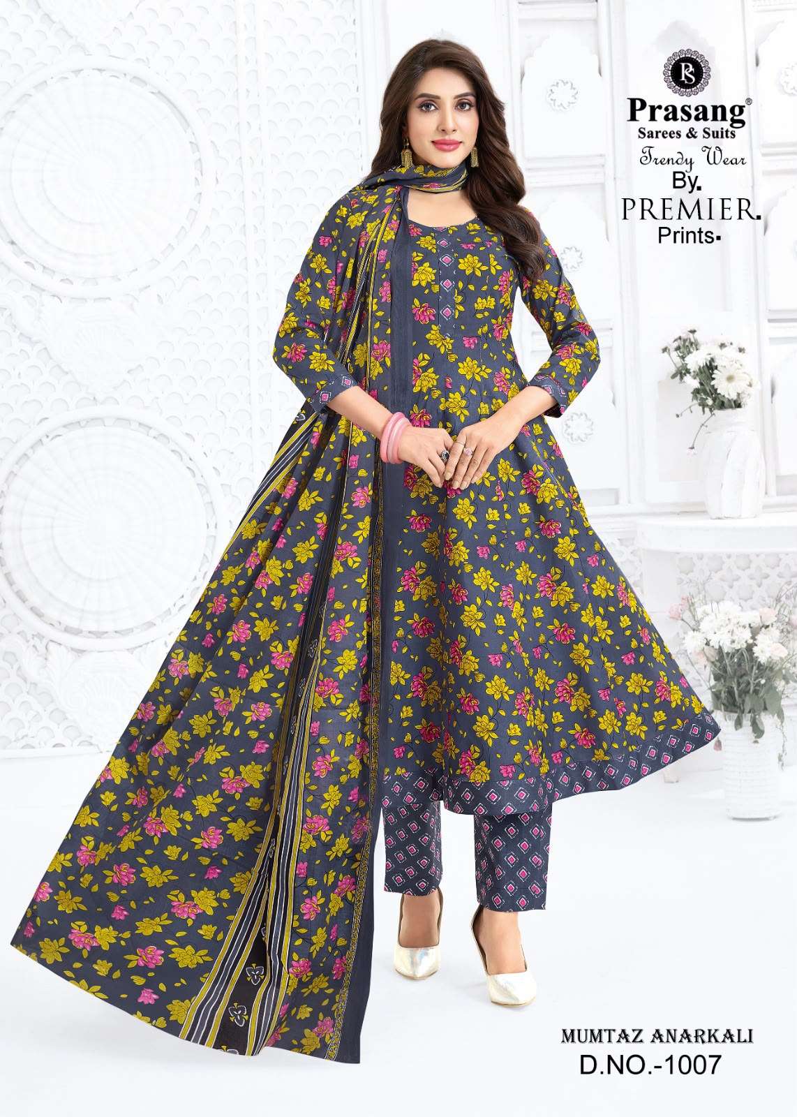 PRASANG SAREES AND SUITS MUMTAZ ANARKALI VOL 1 COTTON PRINTED READY MADE LADIES SUIT