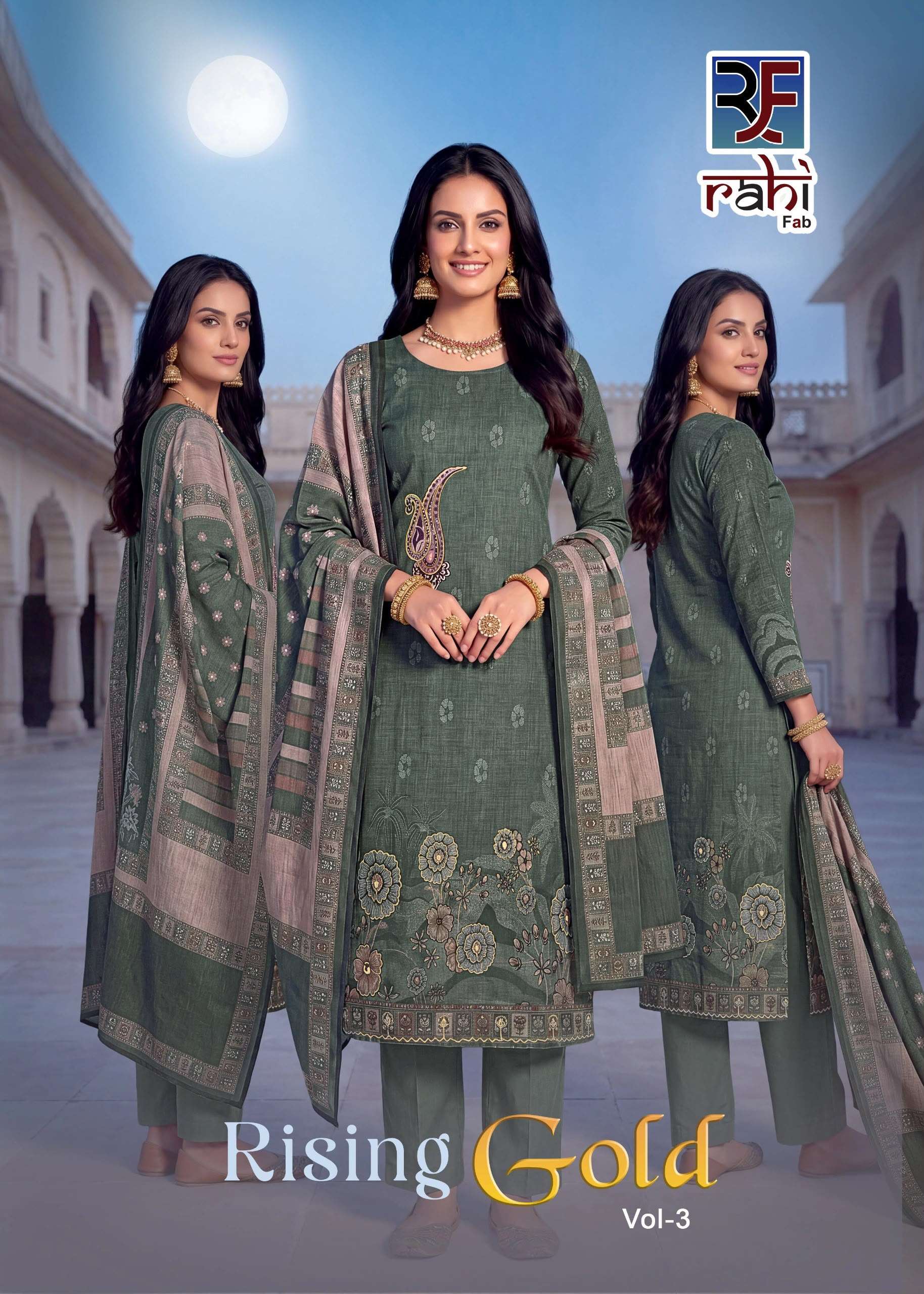RAHI FAB RISING GOLD VOL 3 READY MADE COLLECTION 