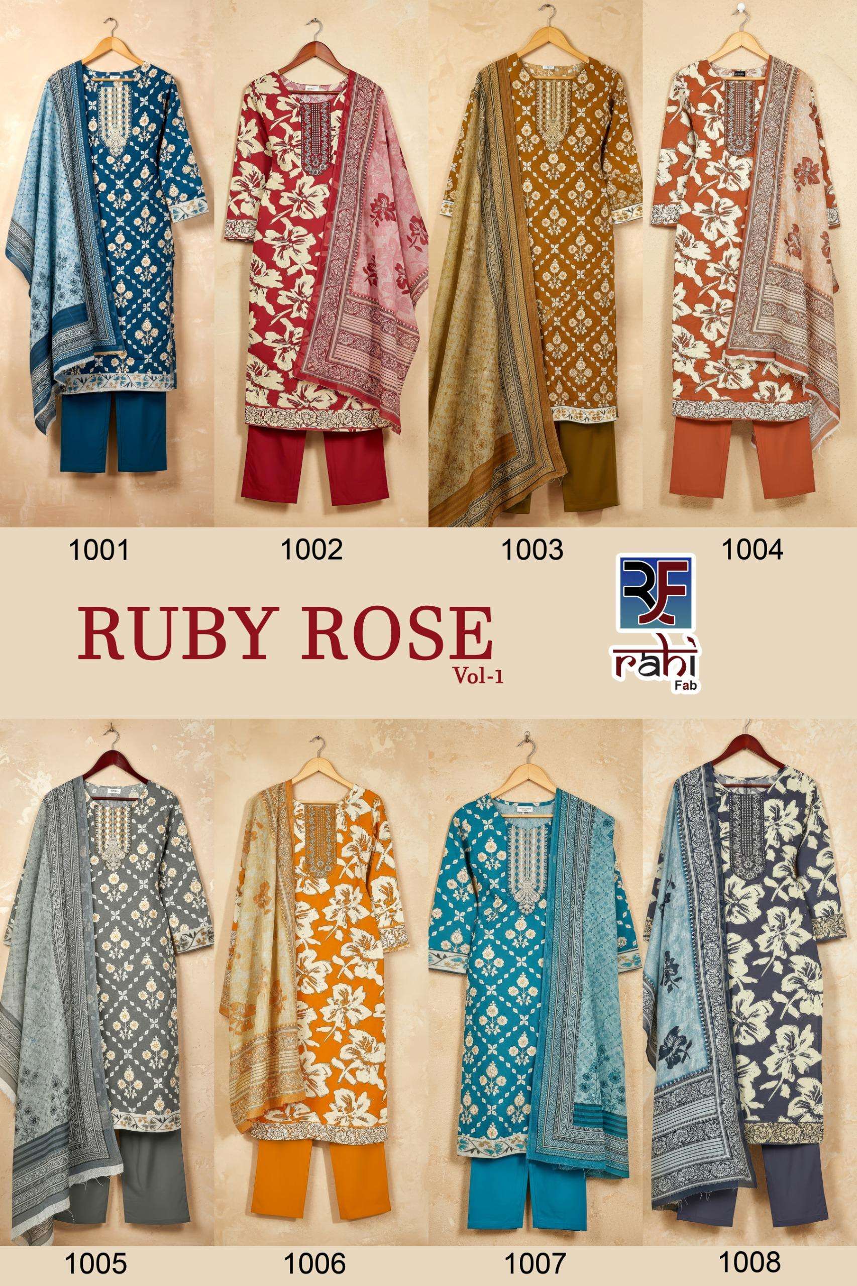 RAHI FAB RUBY ROSE VOL 1 READY MADE COLLECTION 