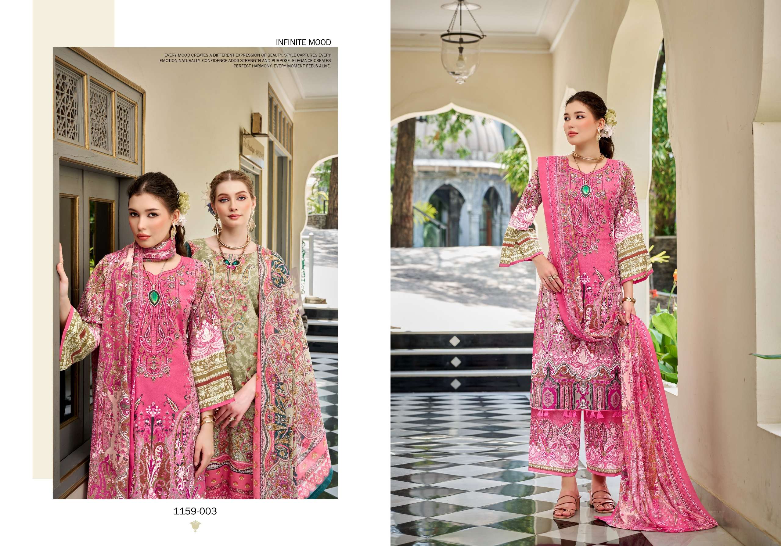 ROMANI MAHIRA VOL 10 COTTON DIGITAL PRINTS WITH FANCY WORK SUIT