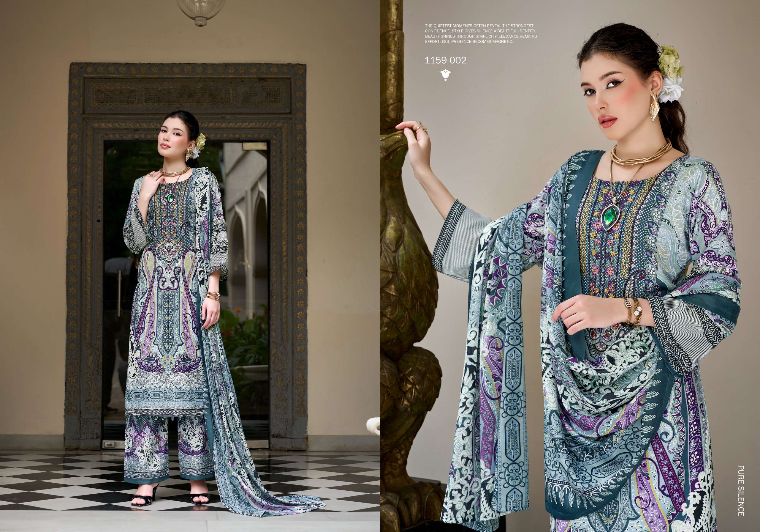 ROMANI MAHIRA VOL 10 COTTON DIGITAL PRINTS WITH FANCY WORK SUIT