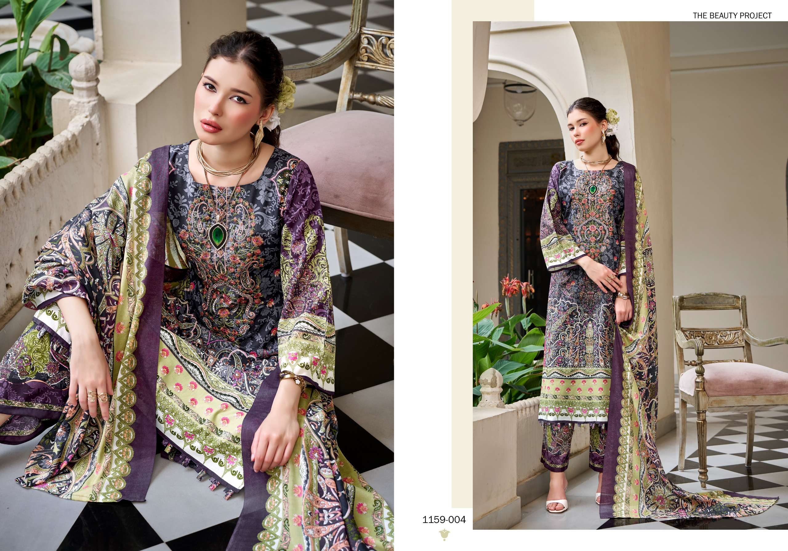ROMANI MAHIRA VOL 10 COTTON DIGITAL PRINTS WITH FANCY WORK SUIT