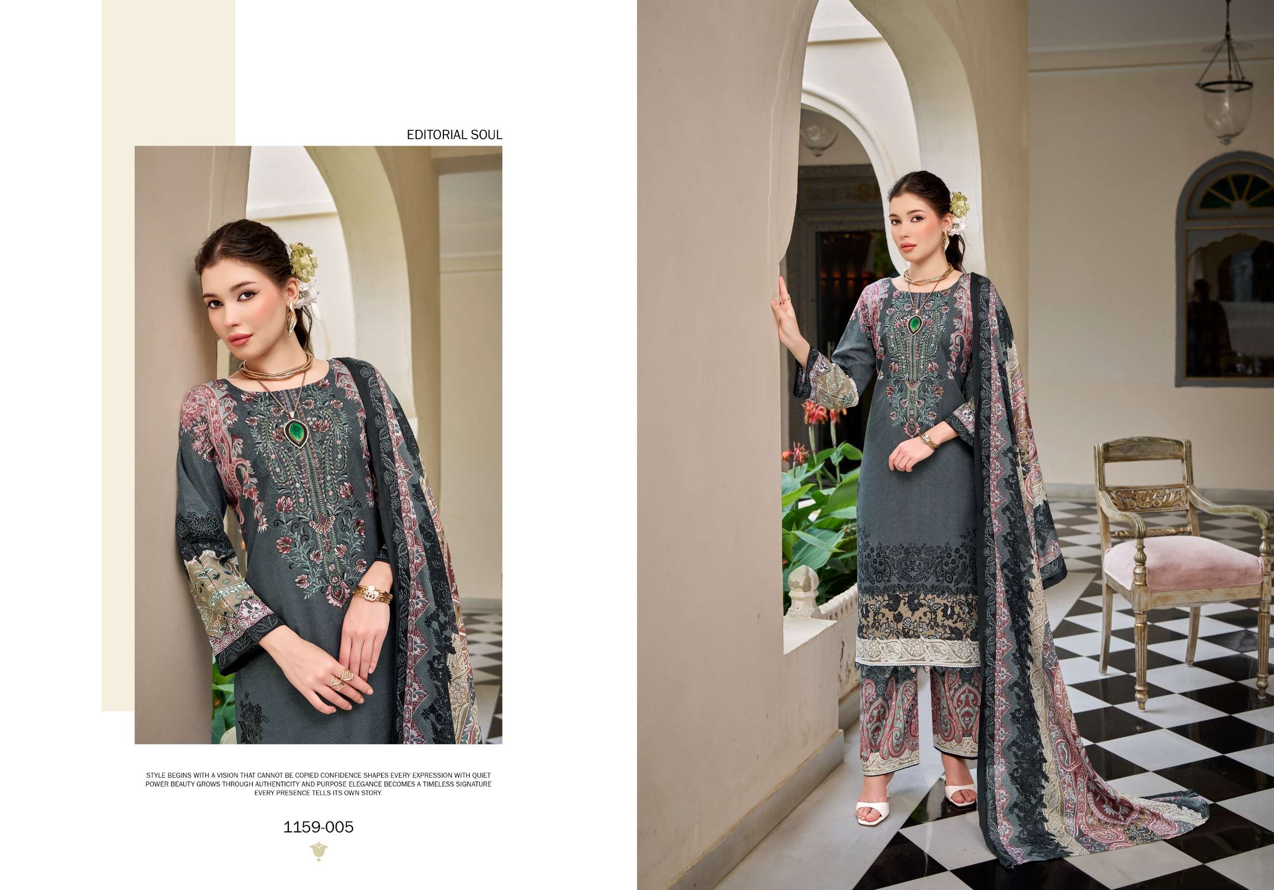 ROMANI MAHIRA VOL 10 COTTON DIGITAL PRINTS WITH FANCY WORK SUIT