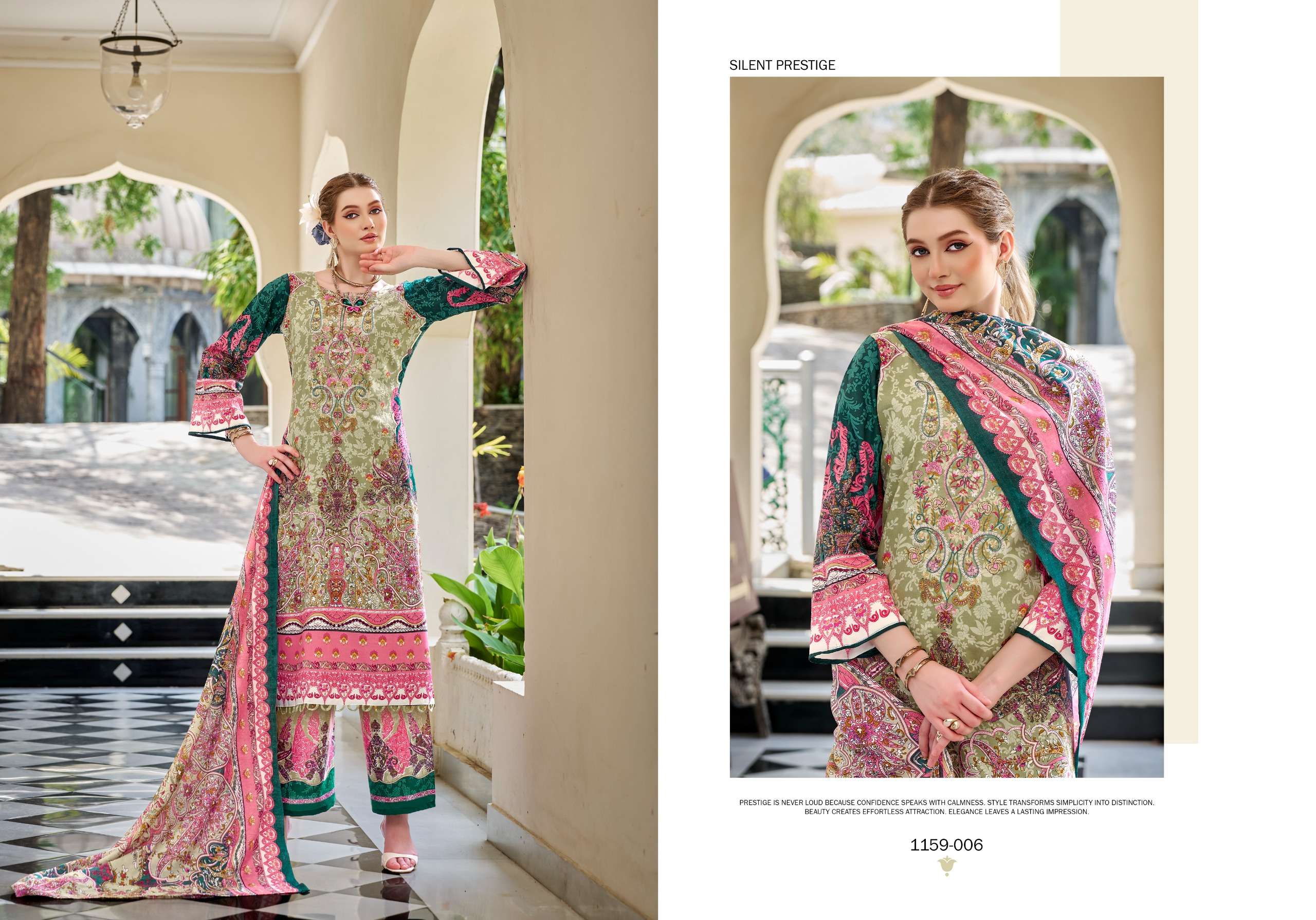 ROMANI MAHIRA VOL 10 COTTON DIGITAL PRINTS WITH FANCY WORK SUIT