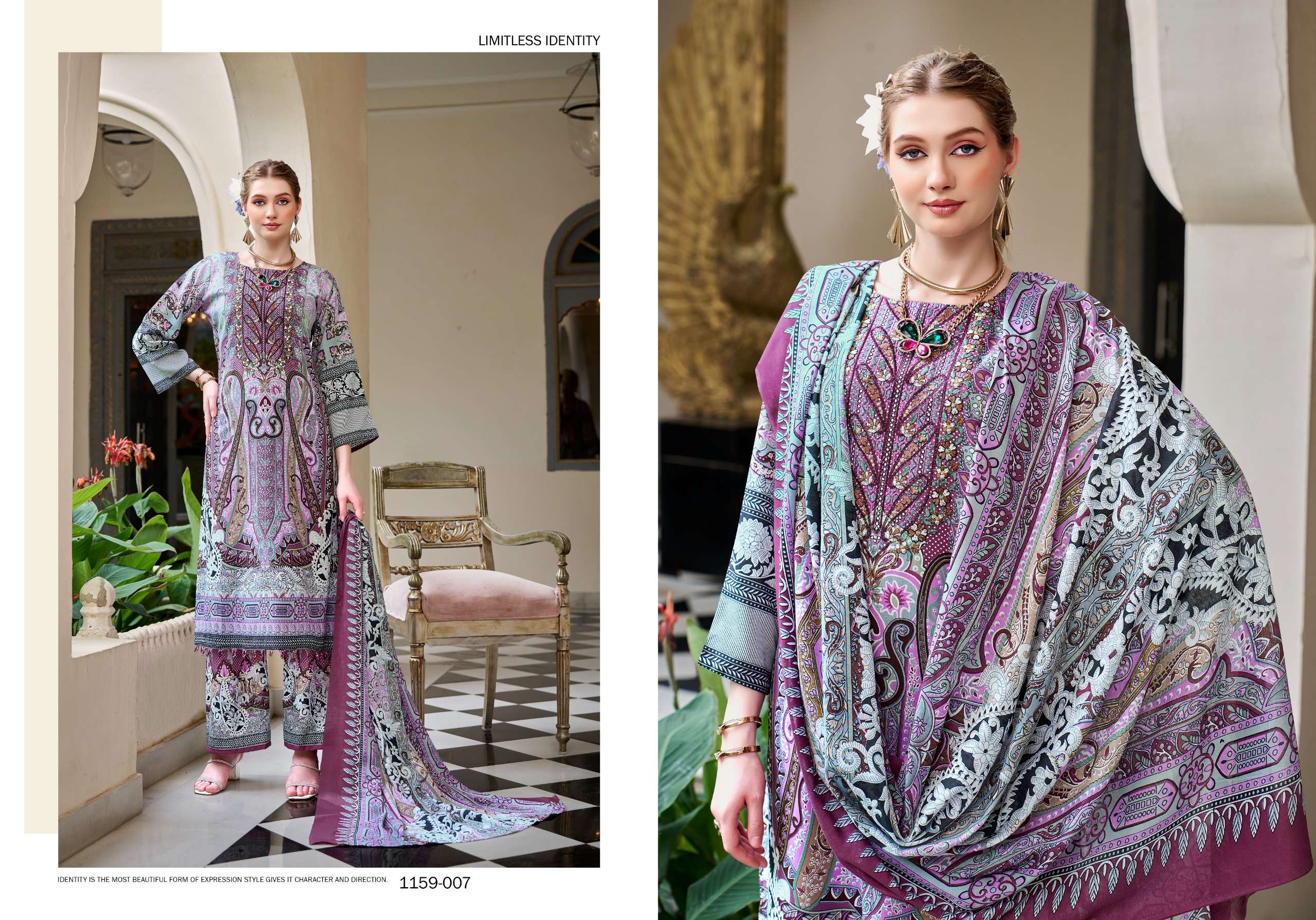 ROMANI MAHIRA VOL 10 COTTON DIGITAL PRINTS WITH FANCY WORK SUIT